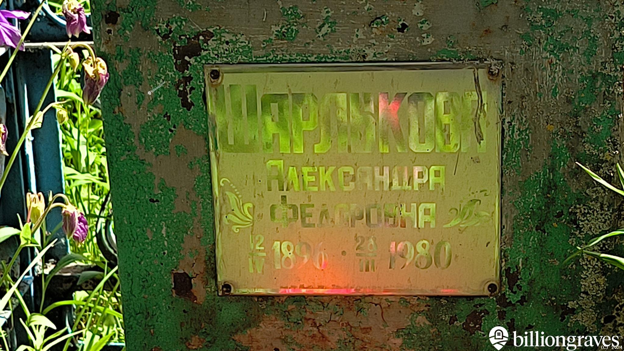 Шарлыкова Александра Федоровна
