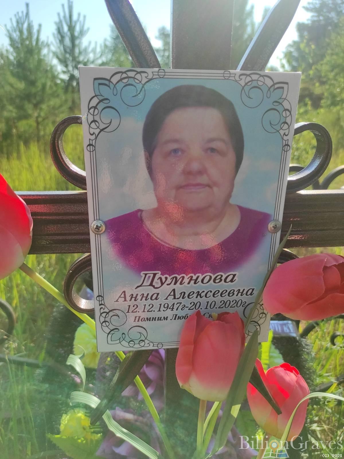 Думнова Анна Алексеевна