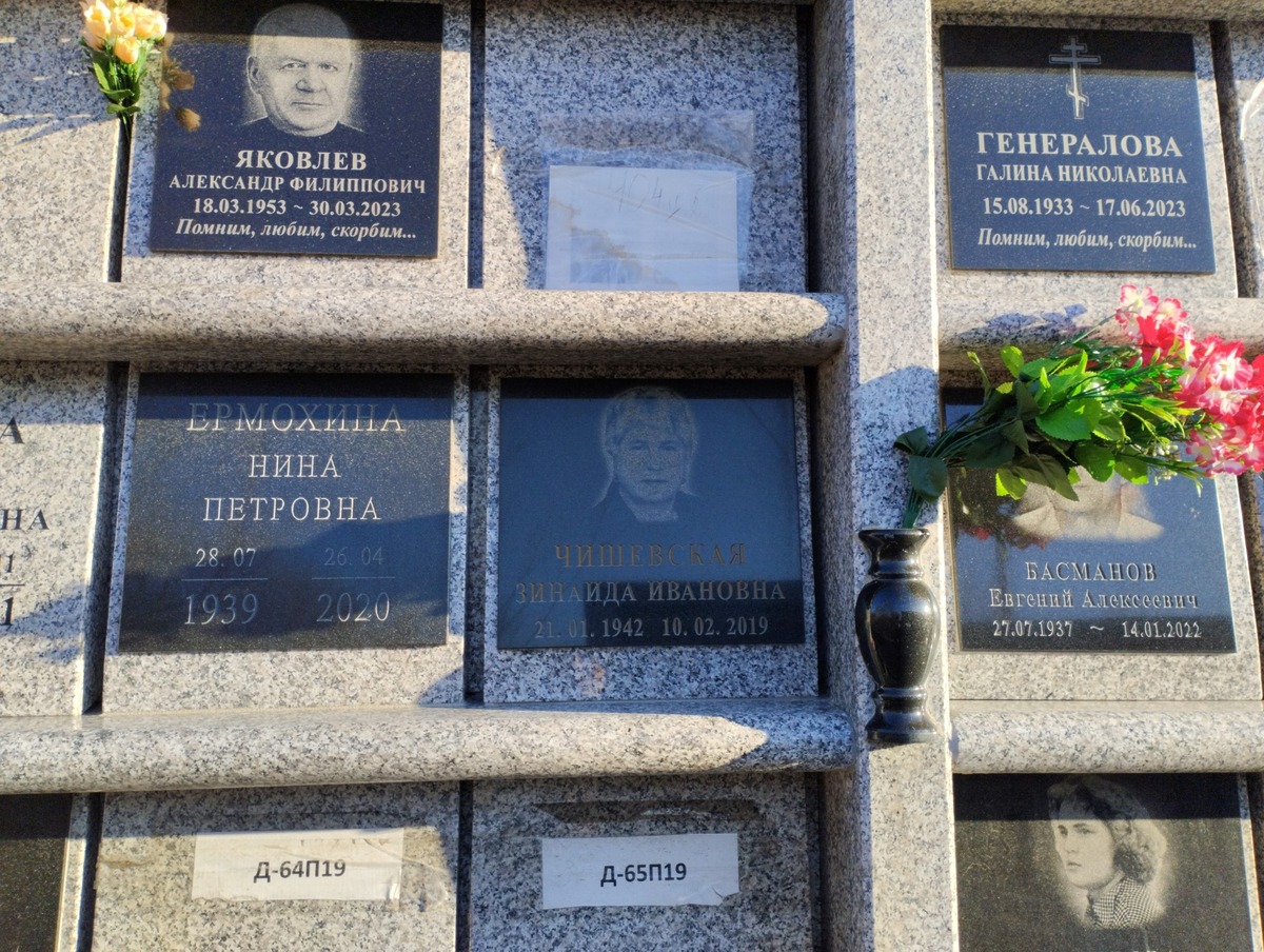 Чишевская Зинаида Ивановна