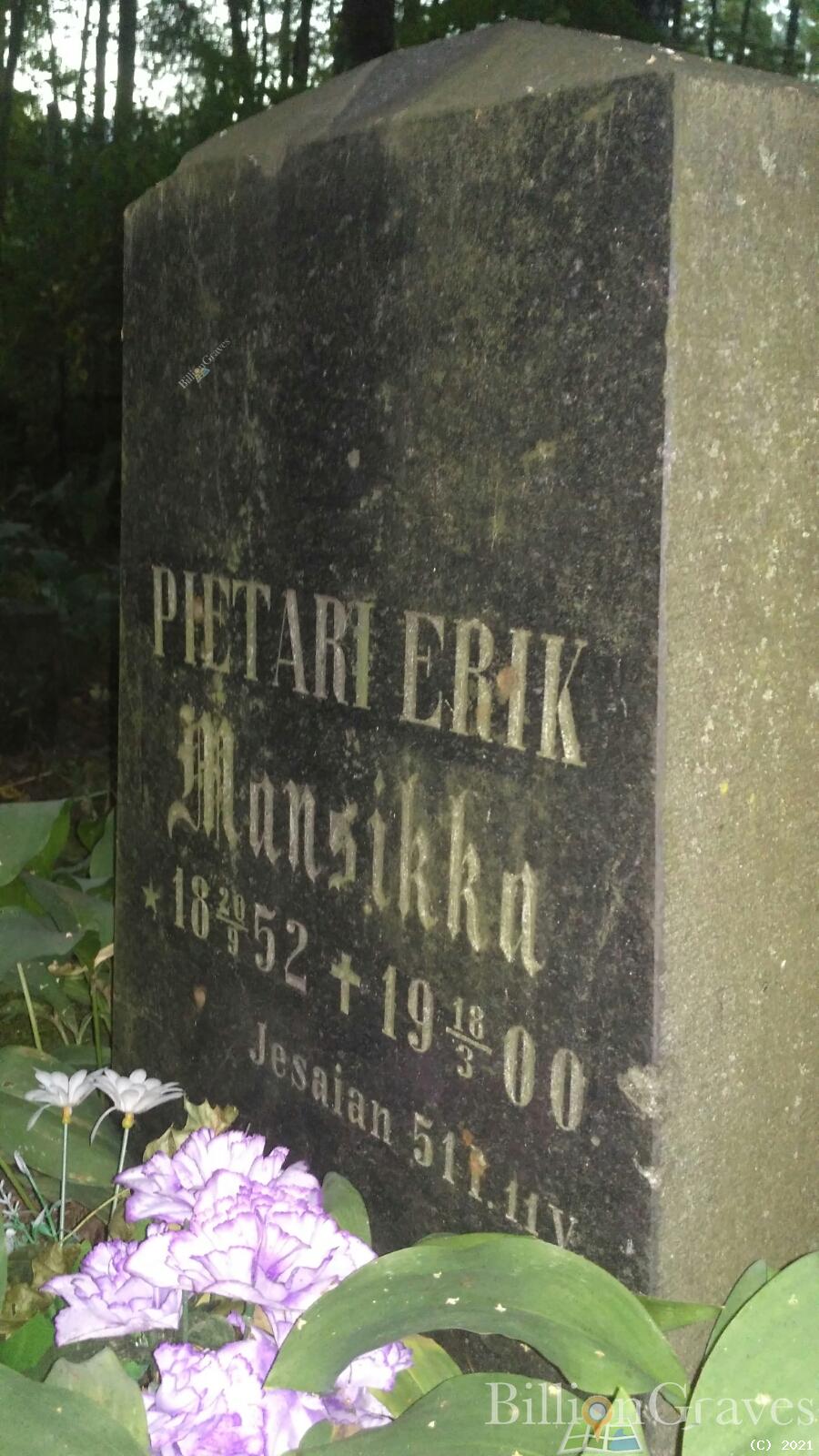 Mansikka Pietari Erik