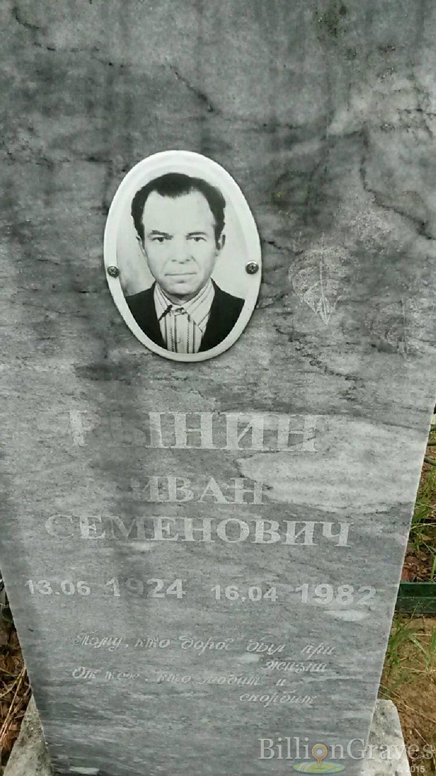 рынин иван семенович