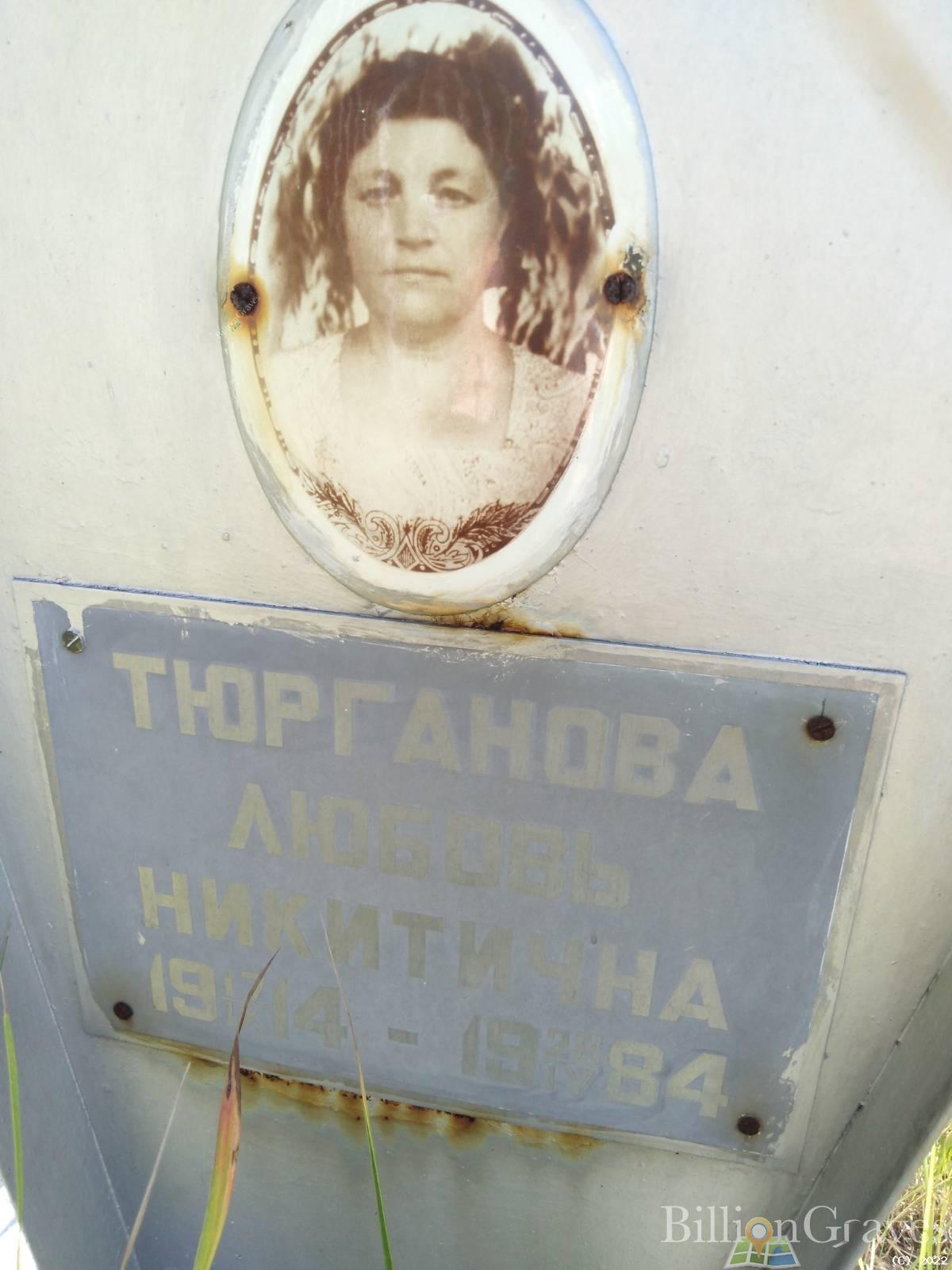 Тюрганова Любовь Никитична