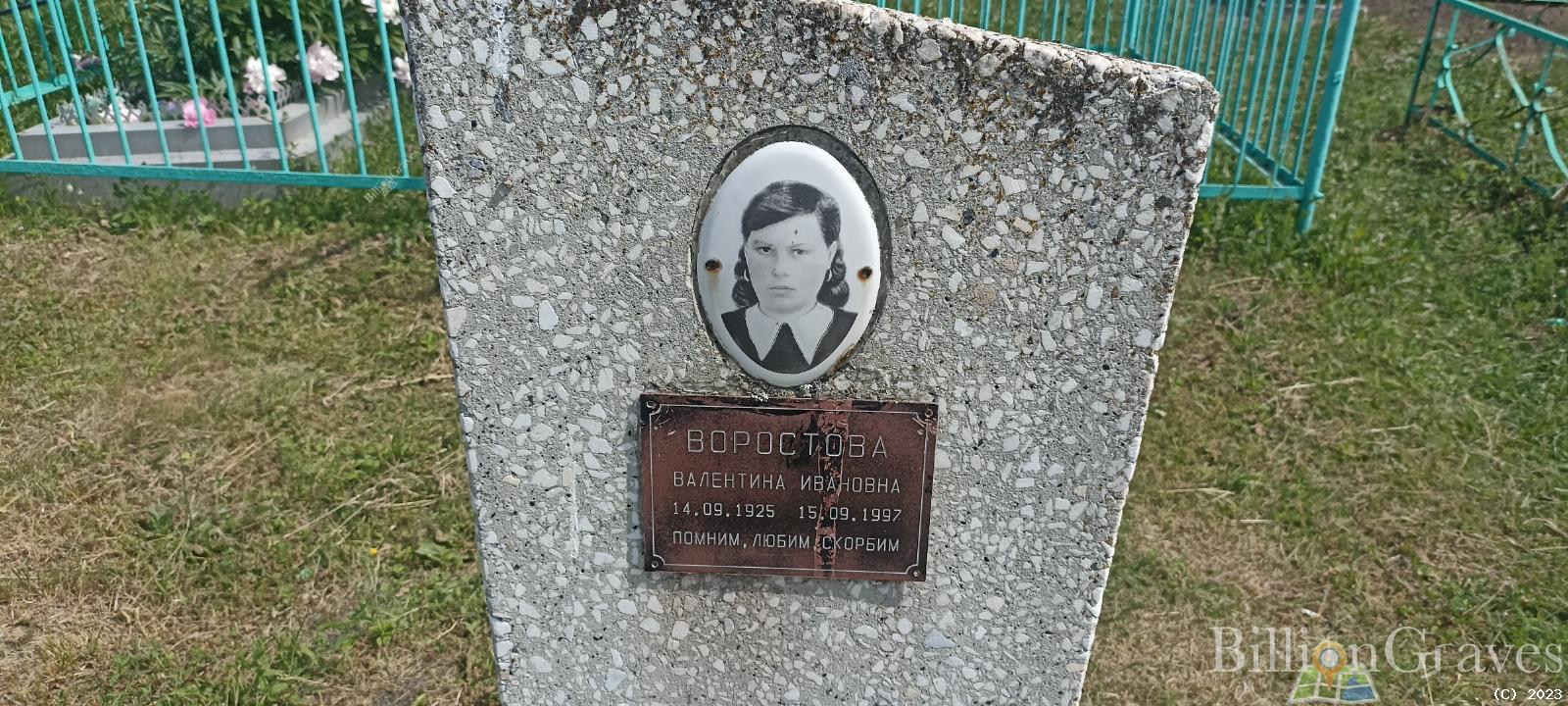 Воростова Валентина Ивановна