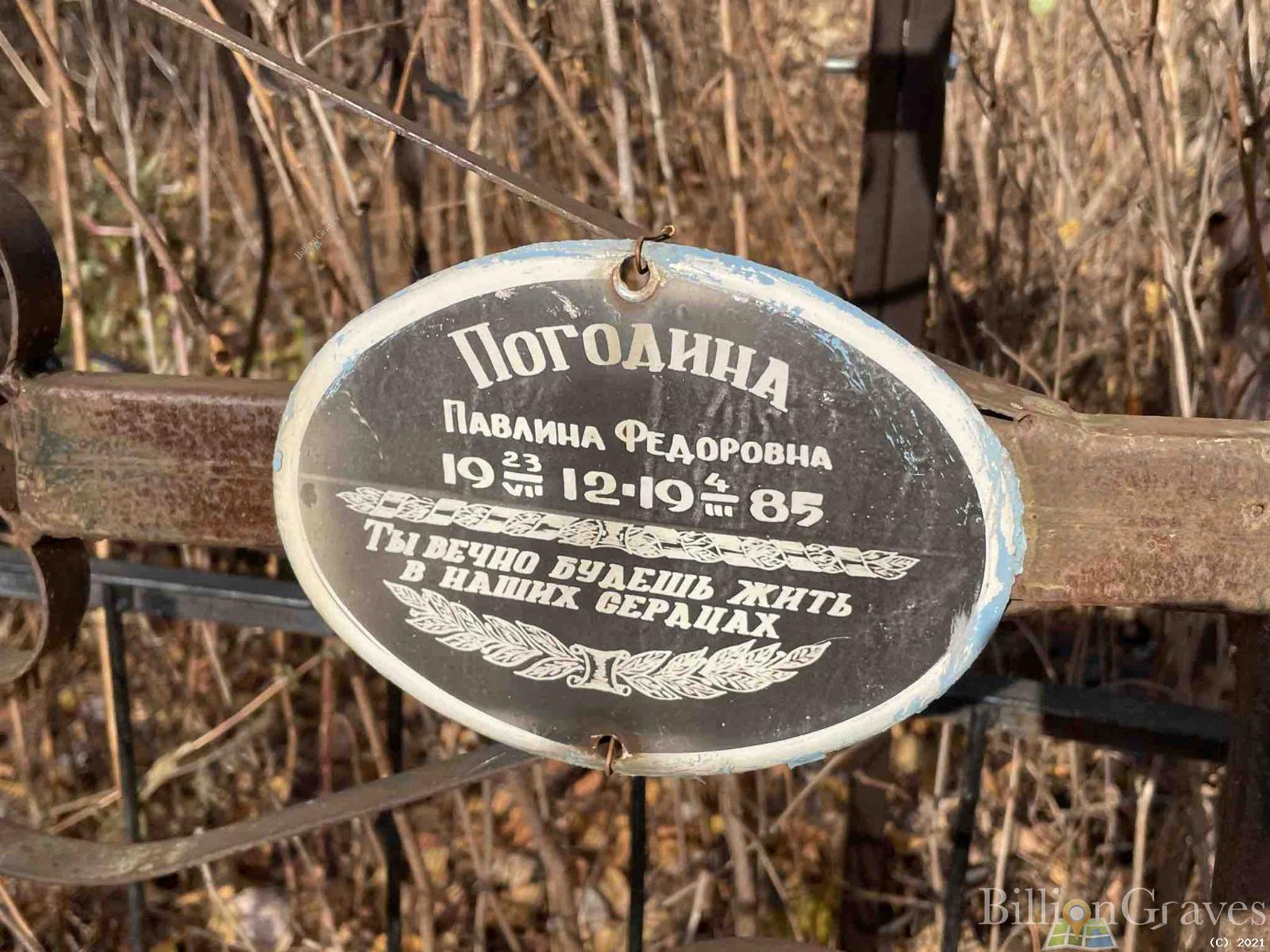Погодина Полина Федоровна