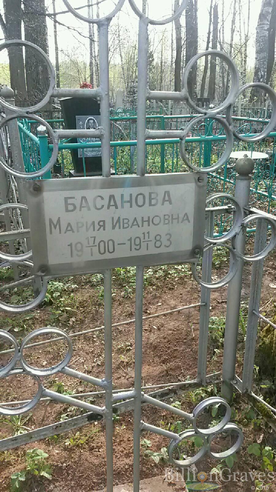 басанова мария ивановна