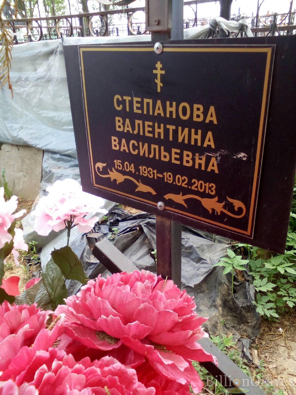 степанова валентина васильевна
