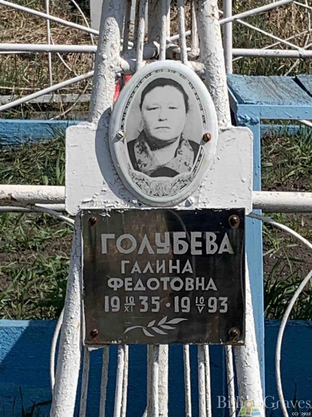 Голубева Галина Федотовна