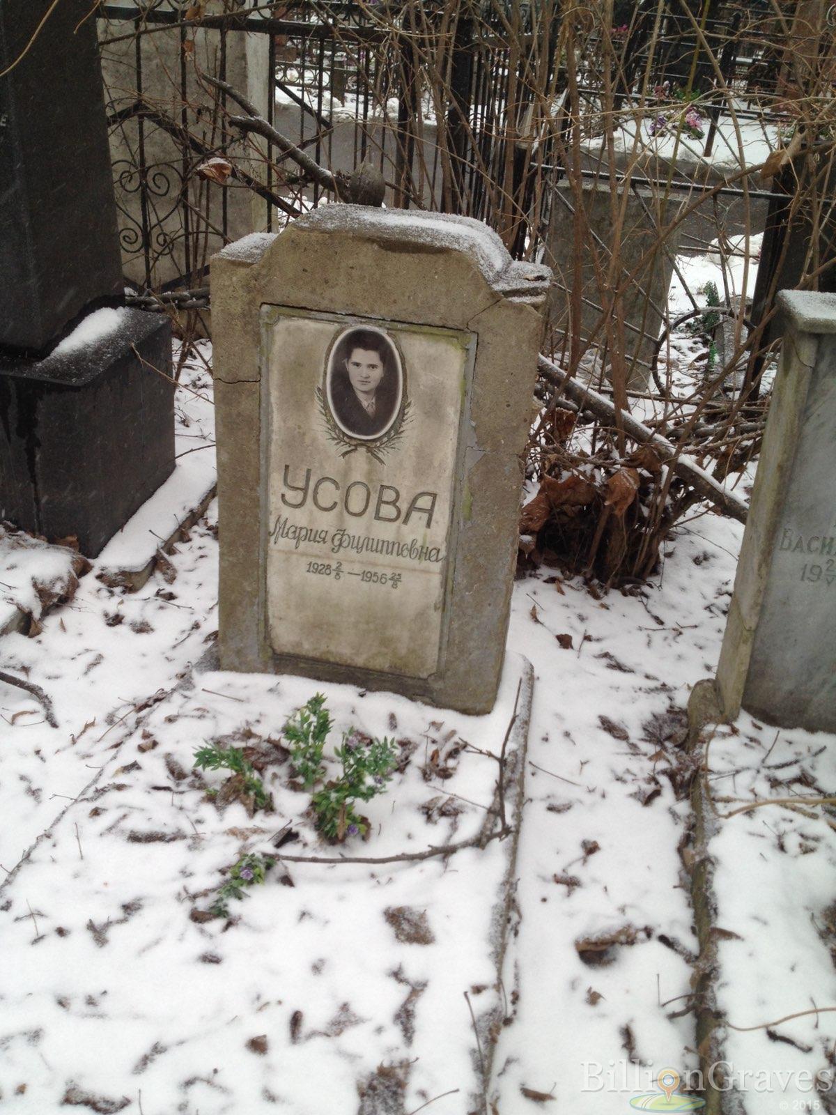 Усова Мария Филипповна