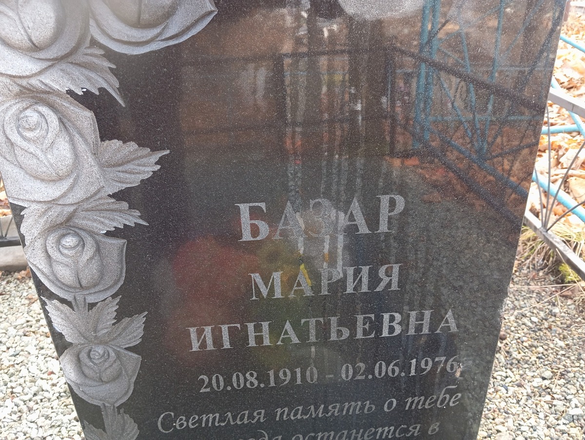Базар Мария Игнатьевна