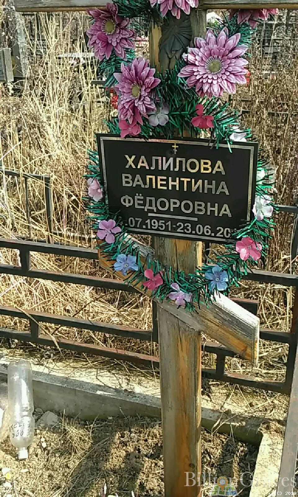 Халилова Валентина Фёдоровна