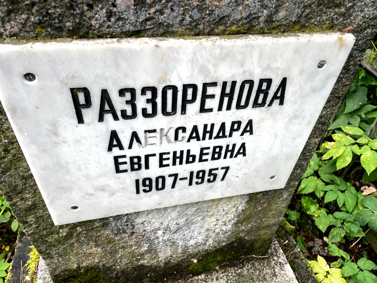 Раззоренова Александра Евгеньевна