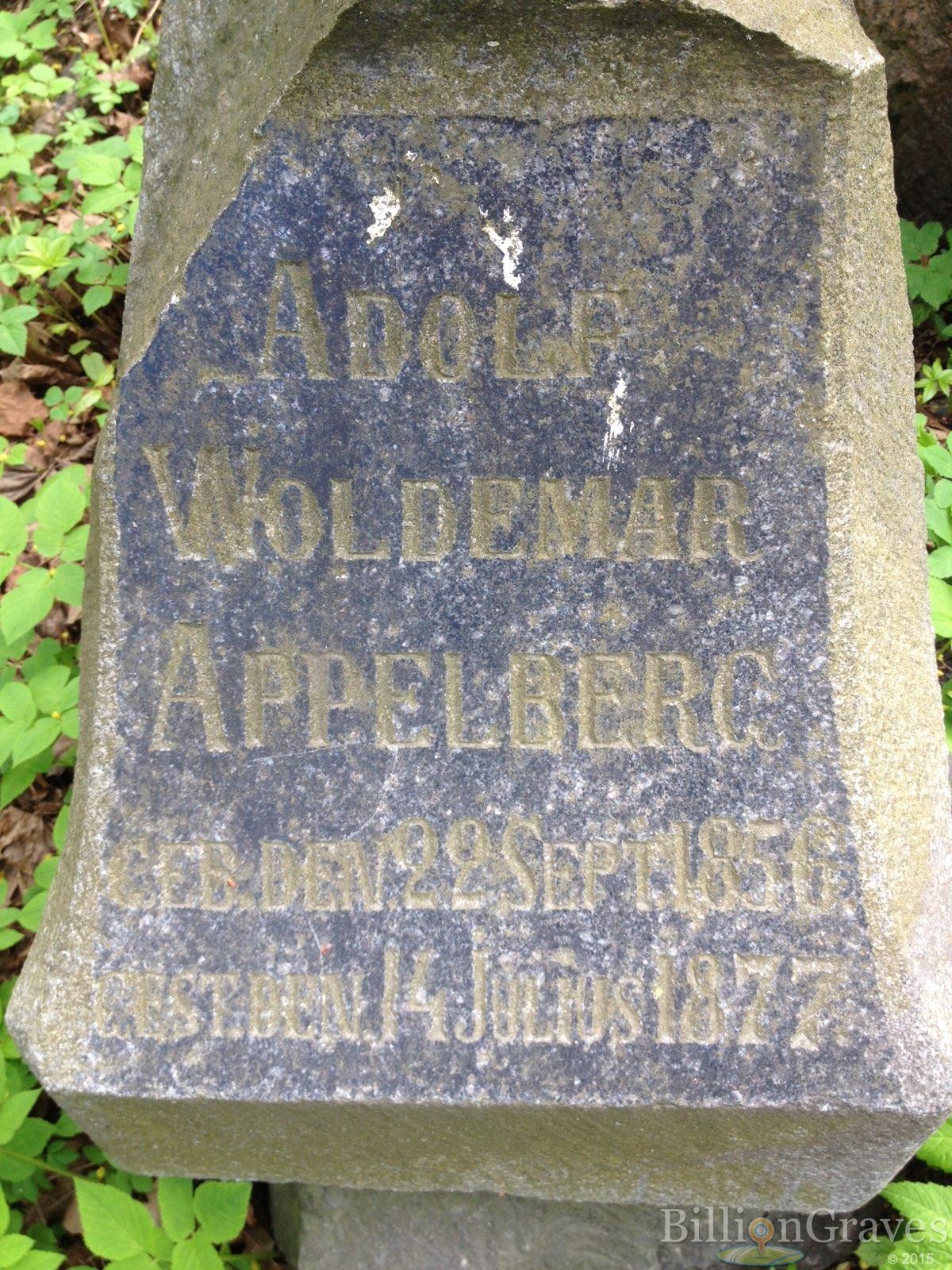 Appelberg Adolf Woldemar