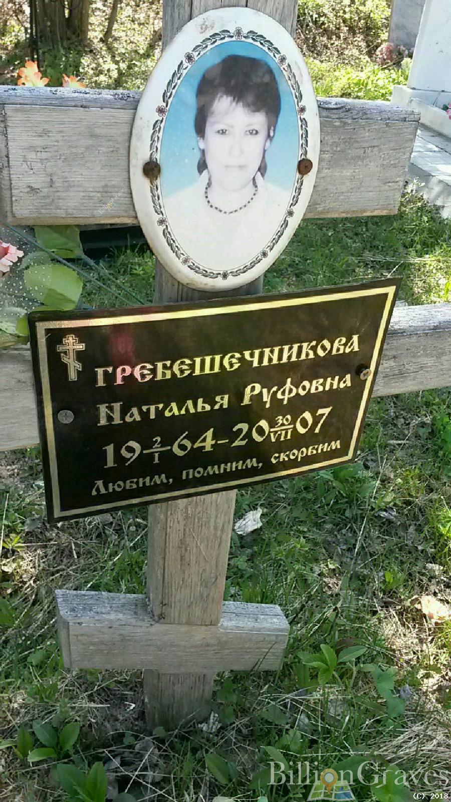 гребешечникова наталья руфовна
