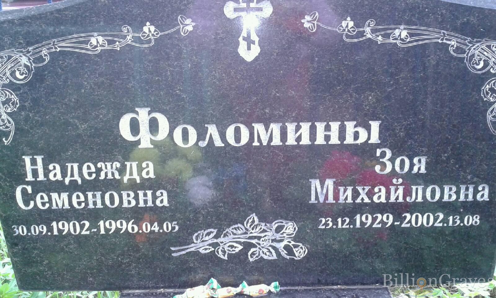 Фоломина Зоя Михайловна
