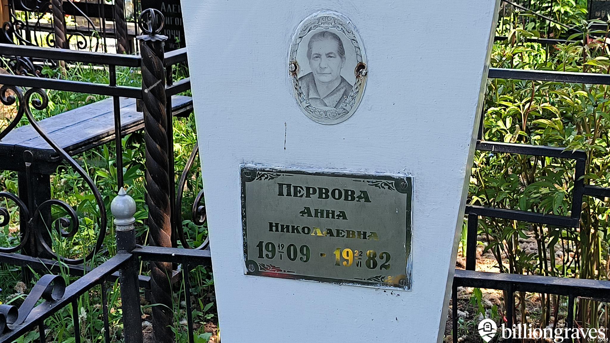 Первова Анна Николаевна