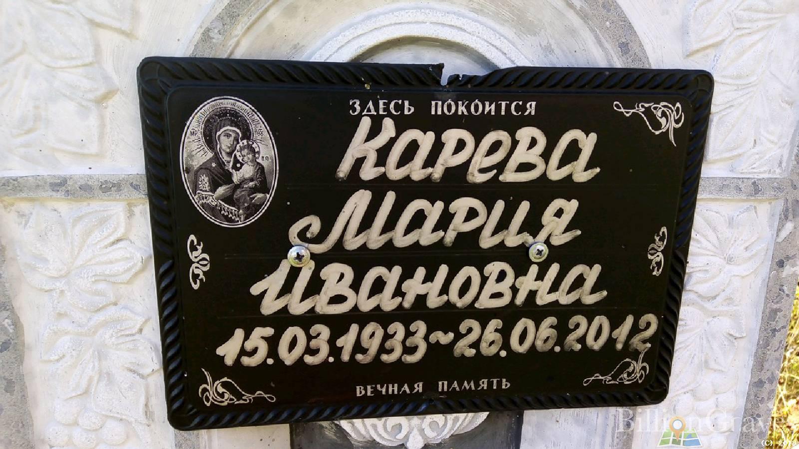 Карева Мария Ивановна