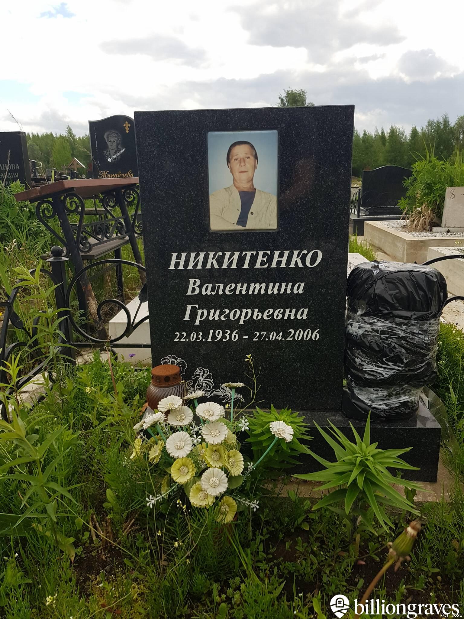 Никитенко Валентина Григорьевна