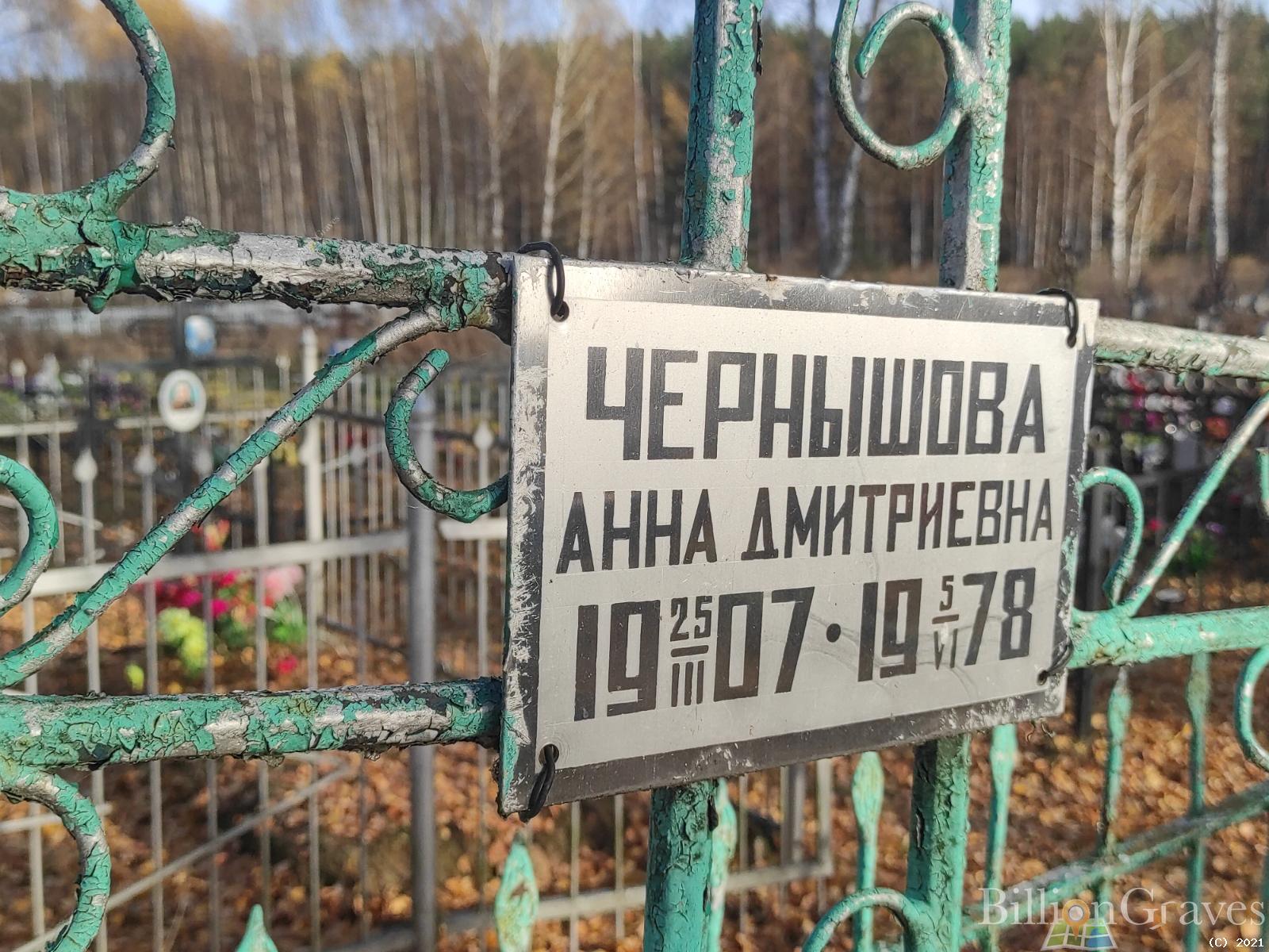 Чернышова Анна Дмитриевна