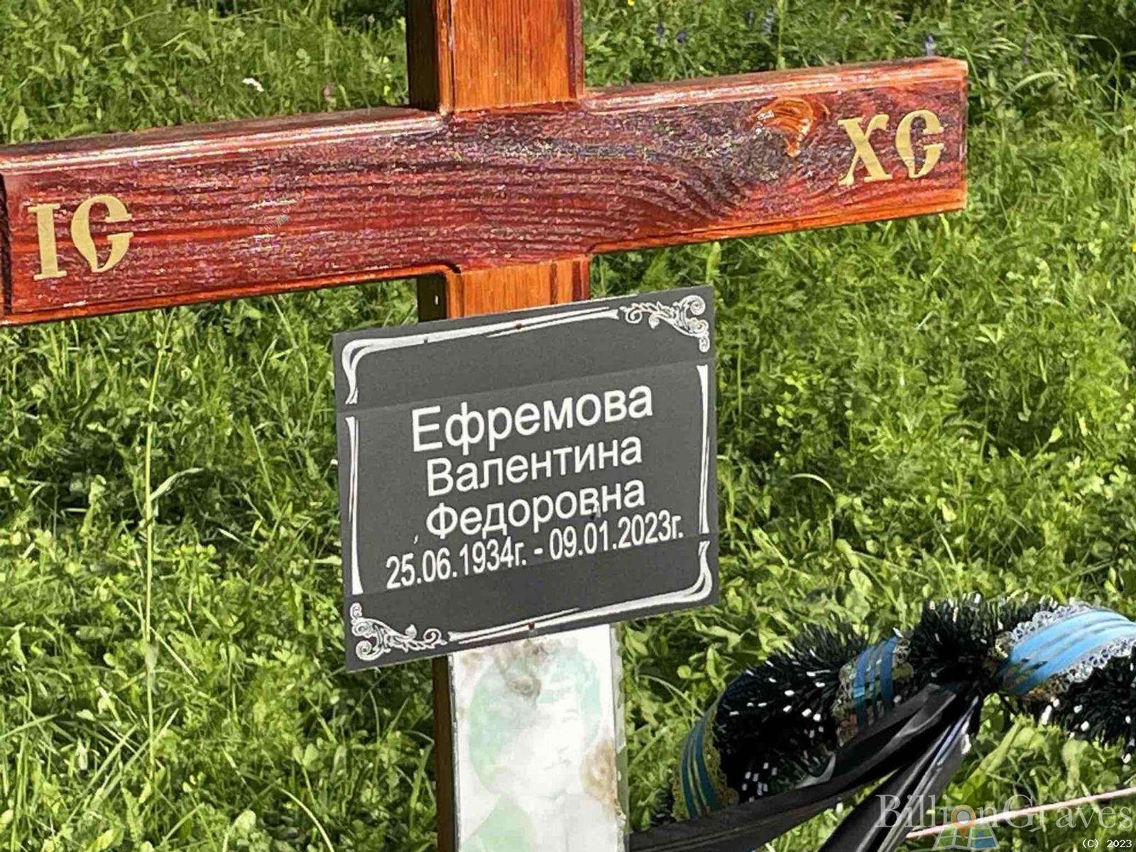 Ефремова Валентина Федоровна