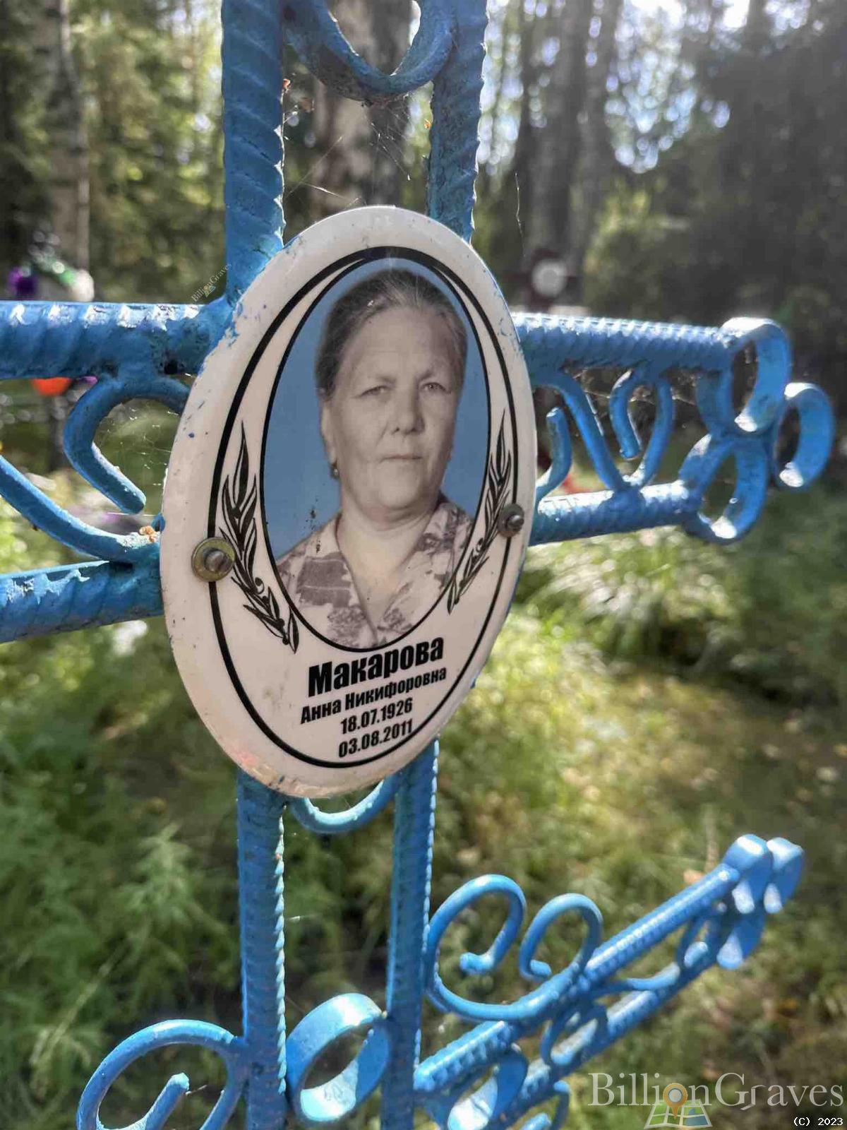 Макарова Анна Никифоровна