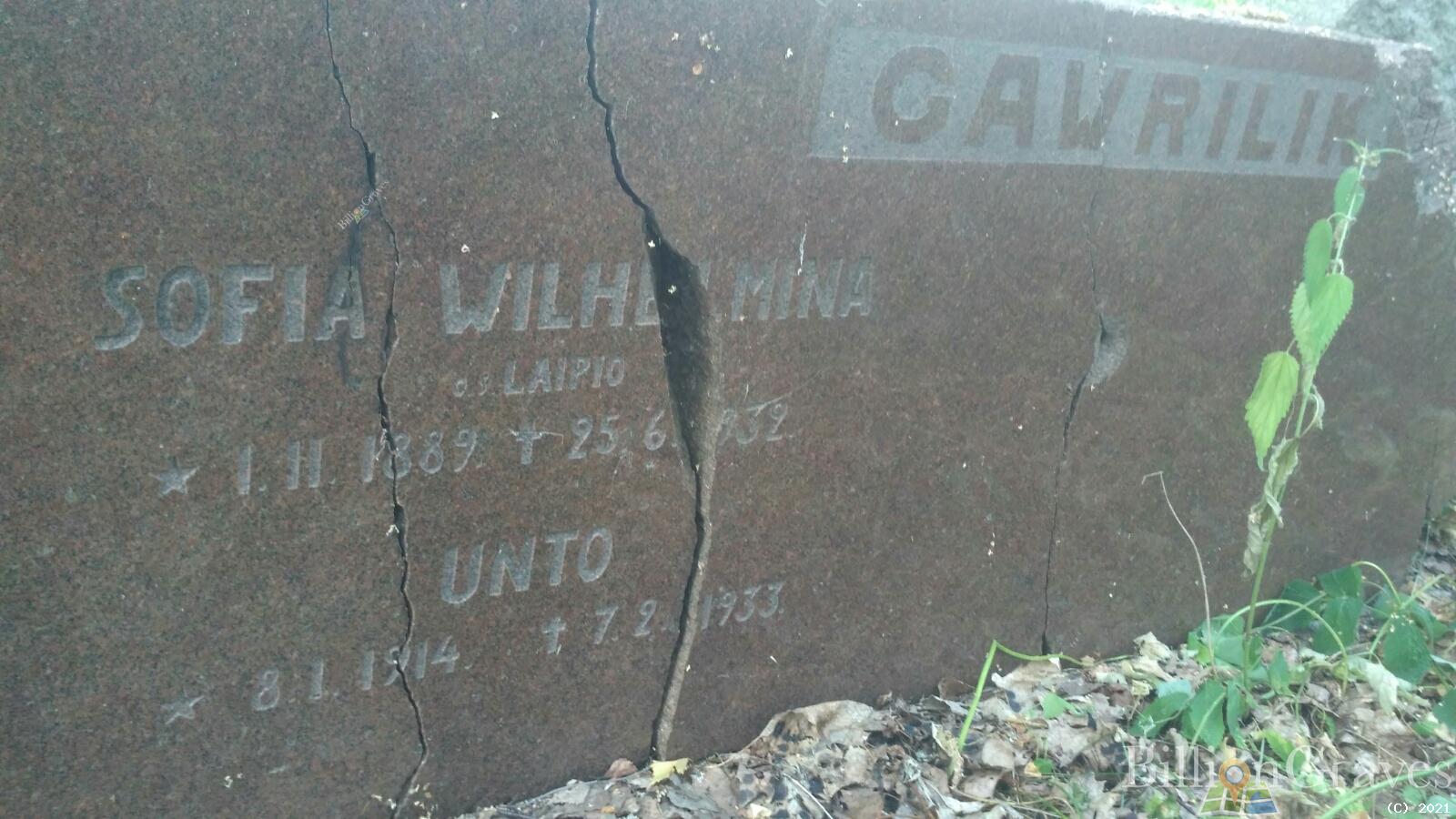 Gawrilik (Laipio) Sofia Wilhelmina