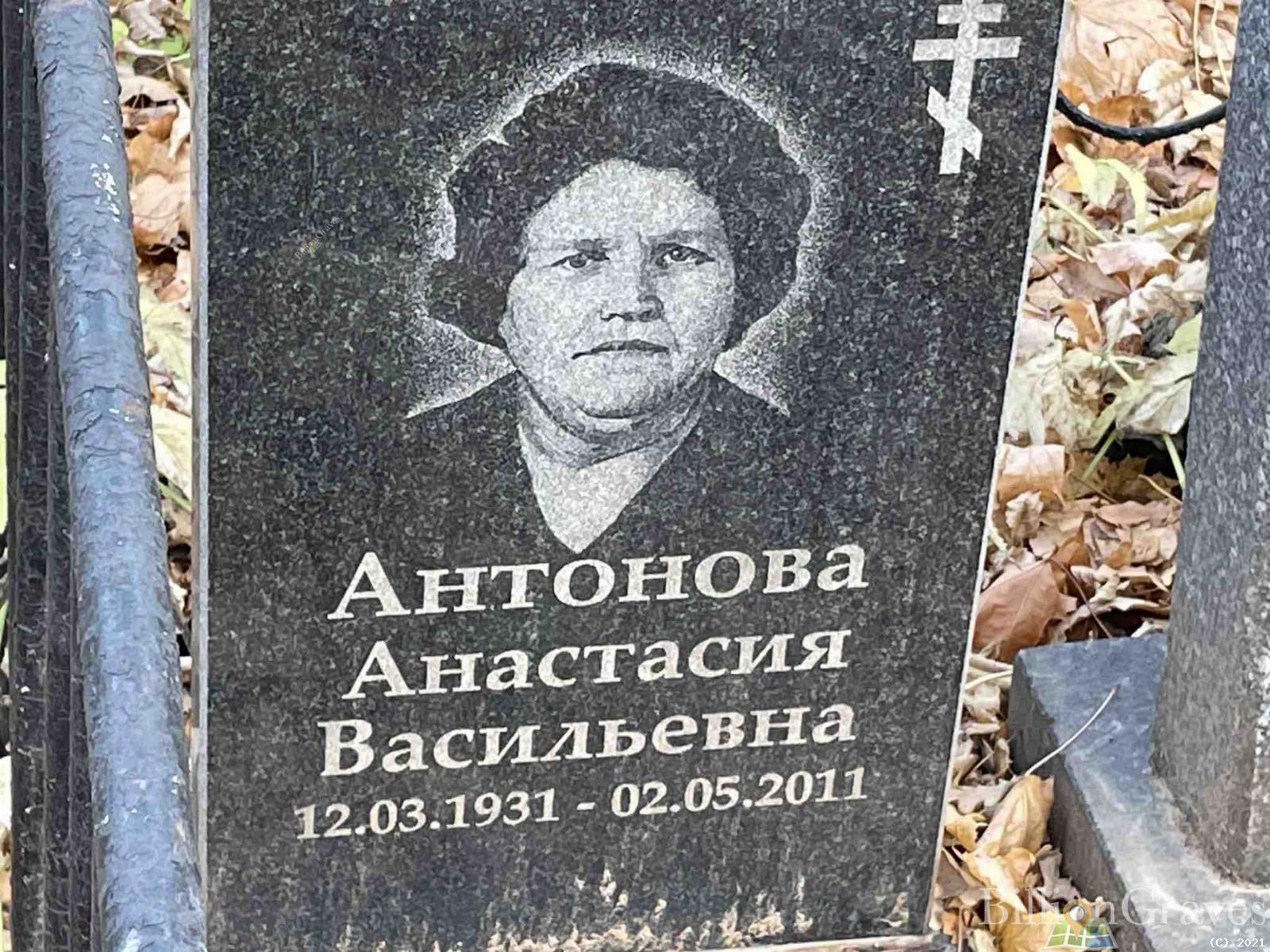 Антонова Анастасия Васильевна