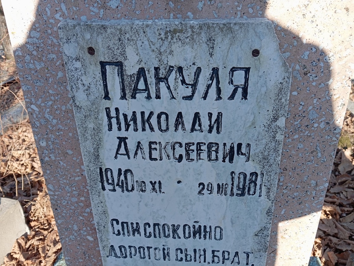 Пакуля Николай Алексеевич