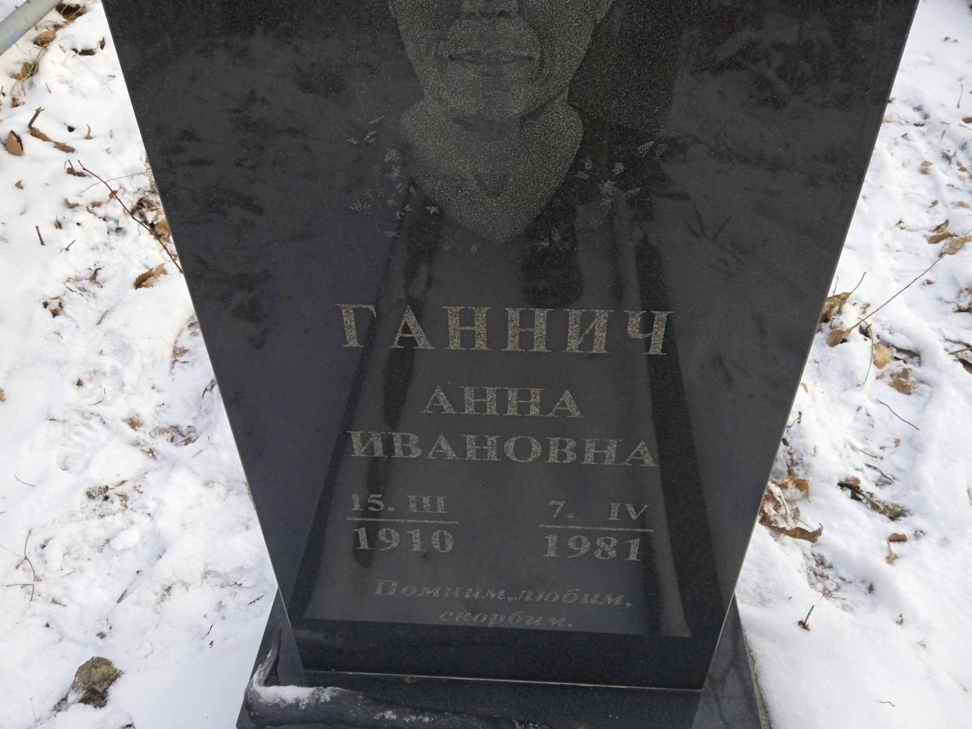 Ганнич Анна Ивановна