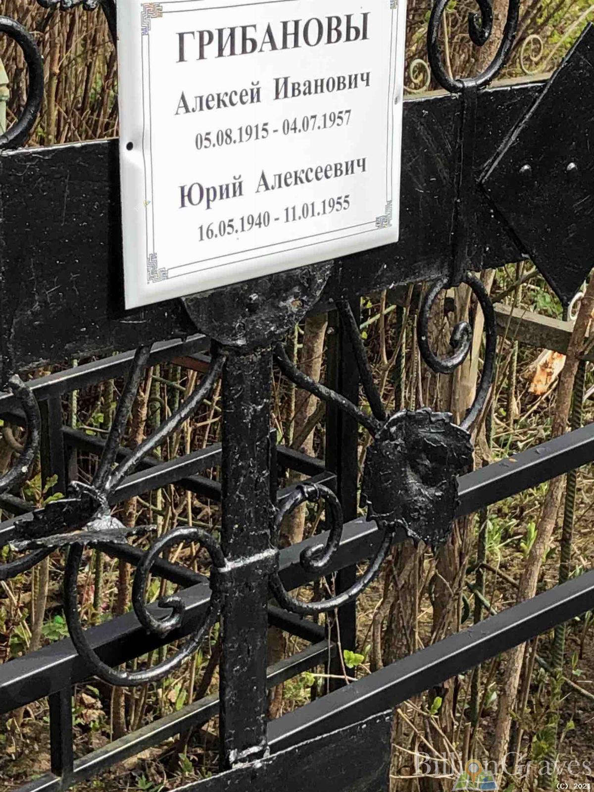 Грибанов Юрий Алексеевич