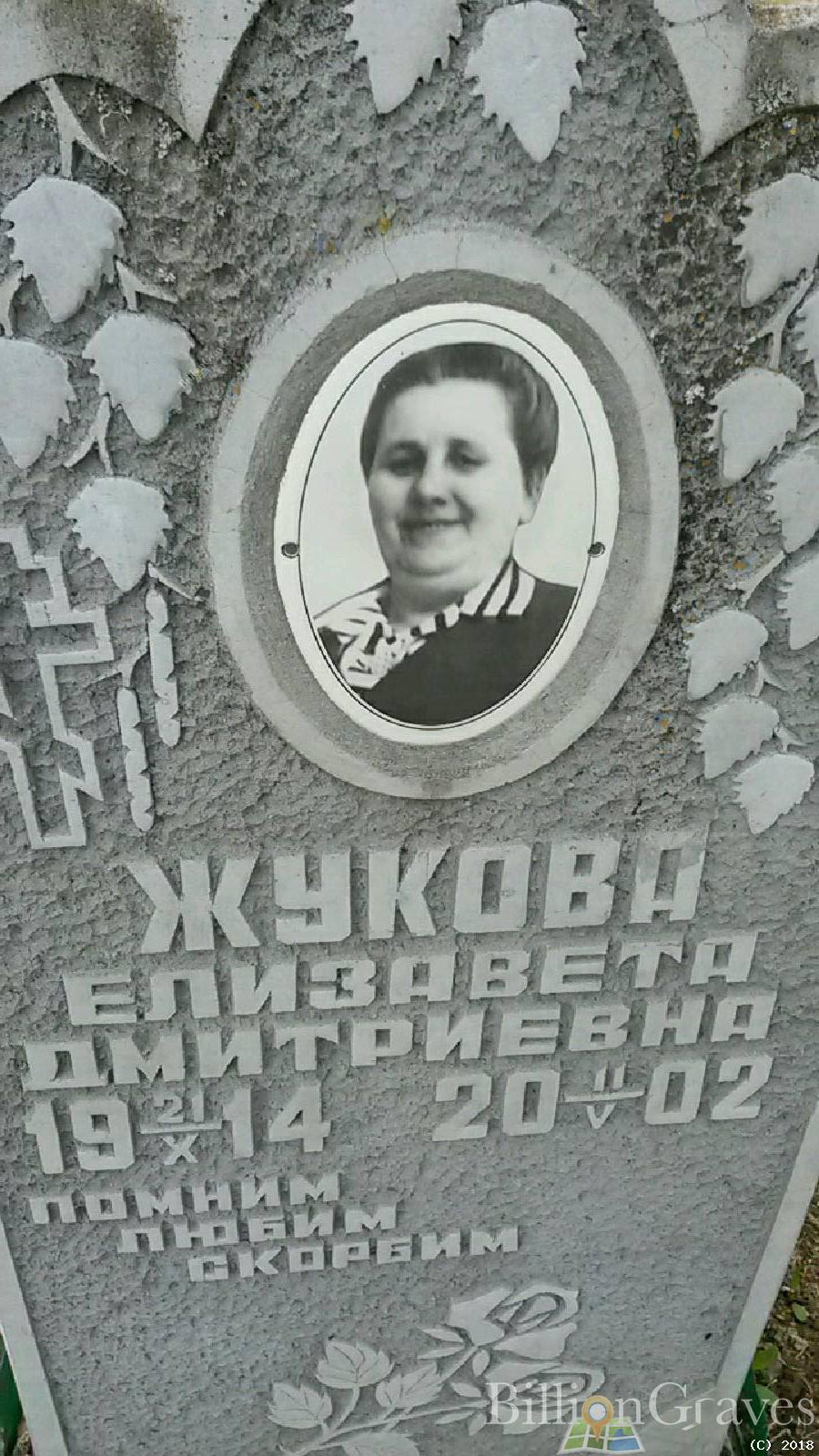 Жукова Елизавета Дмитриевна