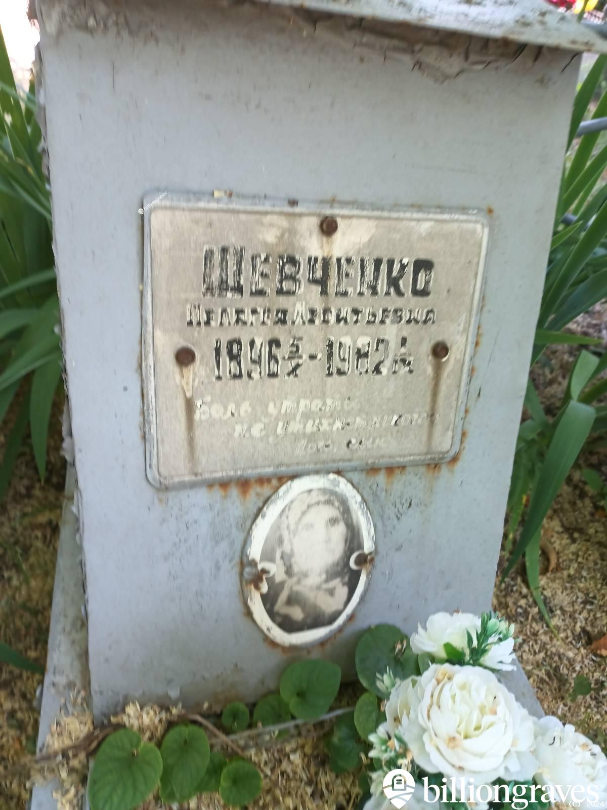 Шевченко Пелагея
