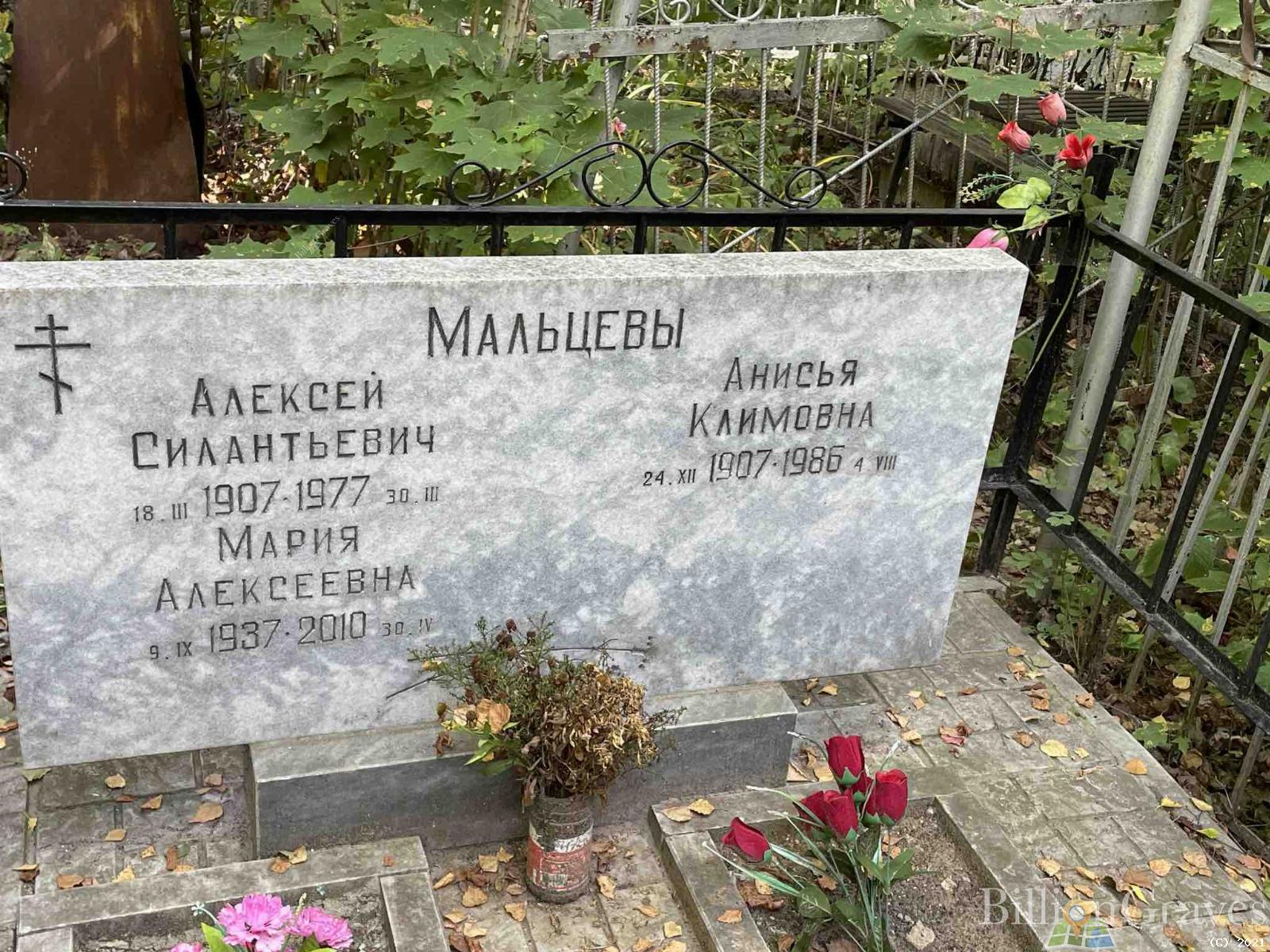 Мальцева Анисья Климовна