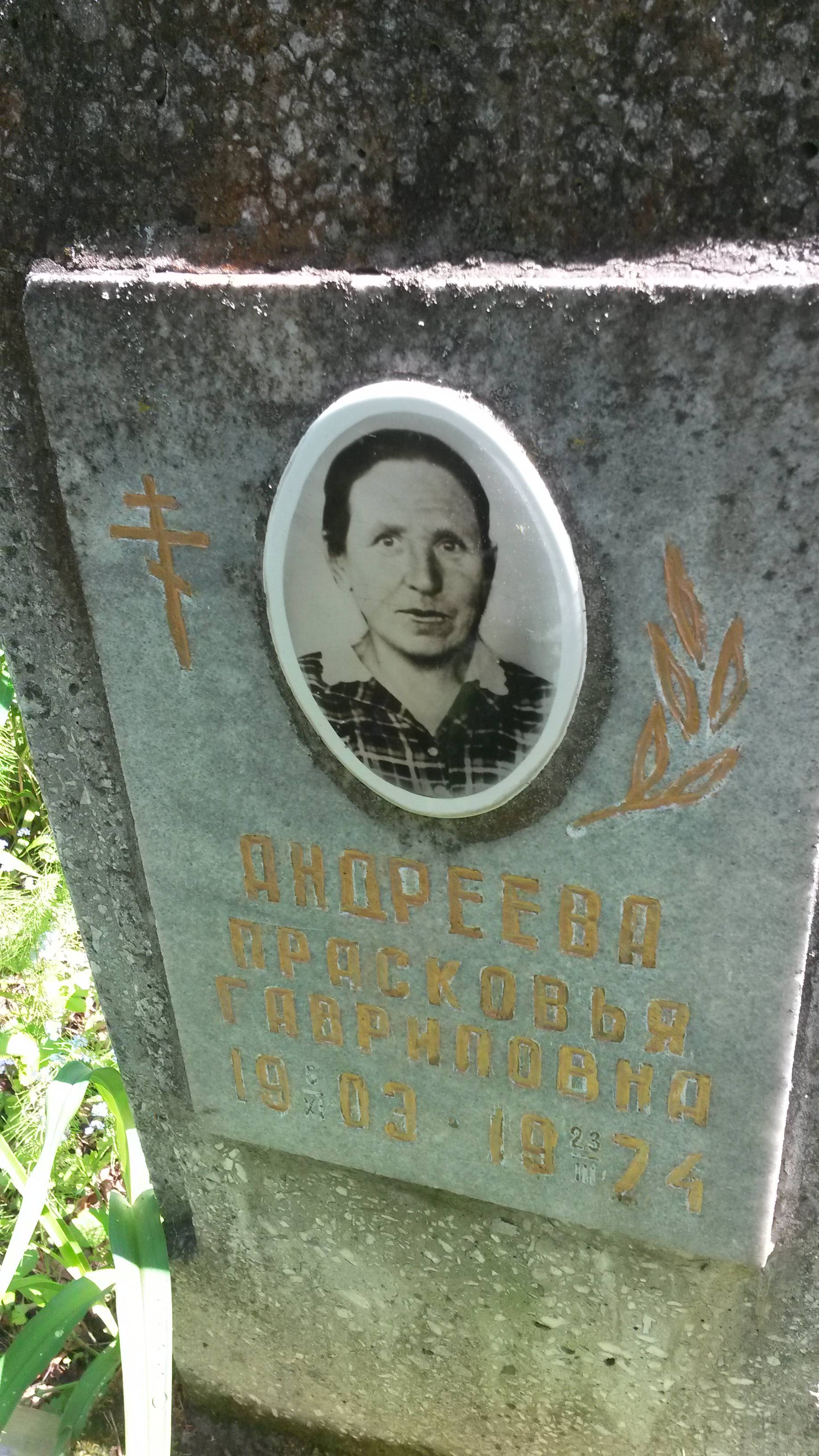 Андреева Прасковья Гавриловна