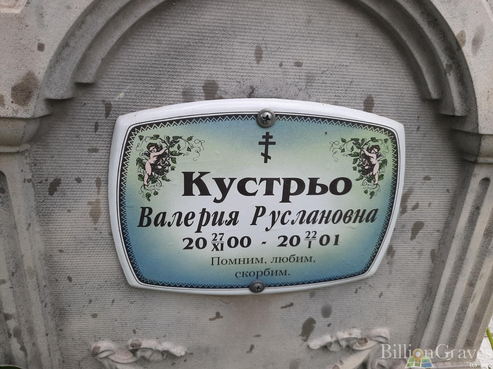Кустрьо Валерия Руслановна