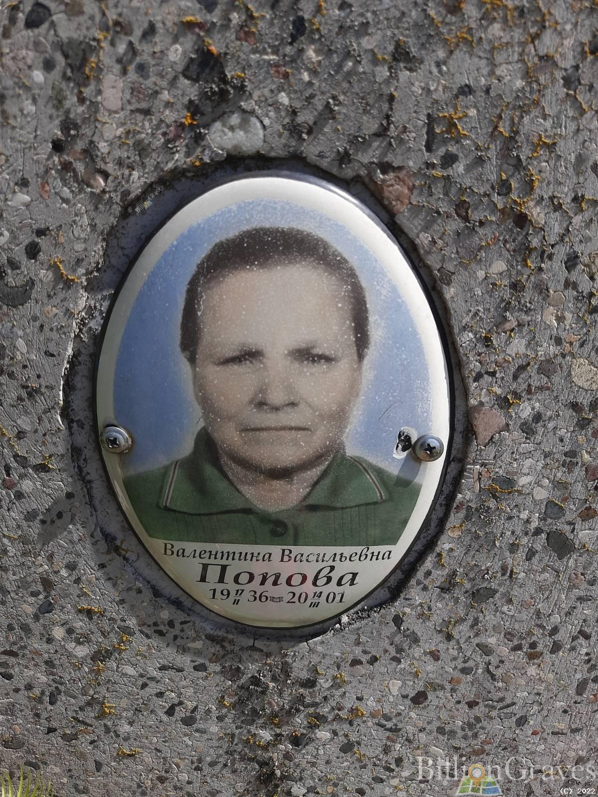 Попова Валентина Васильевна