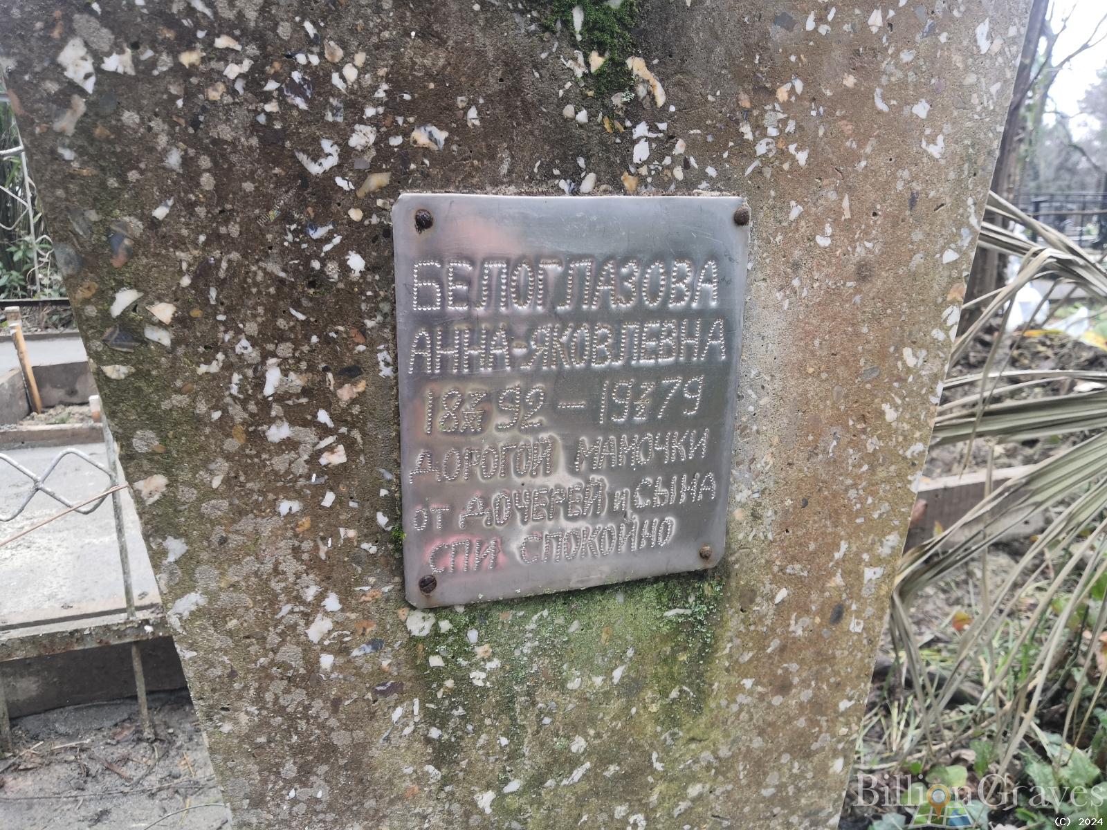 Белоглазова Анна Яковлевна