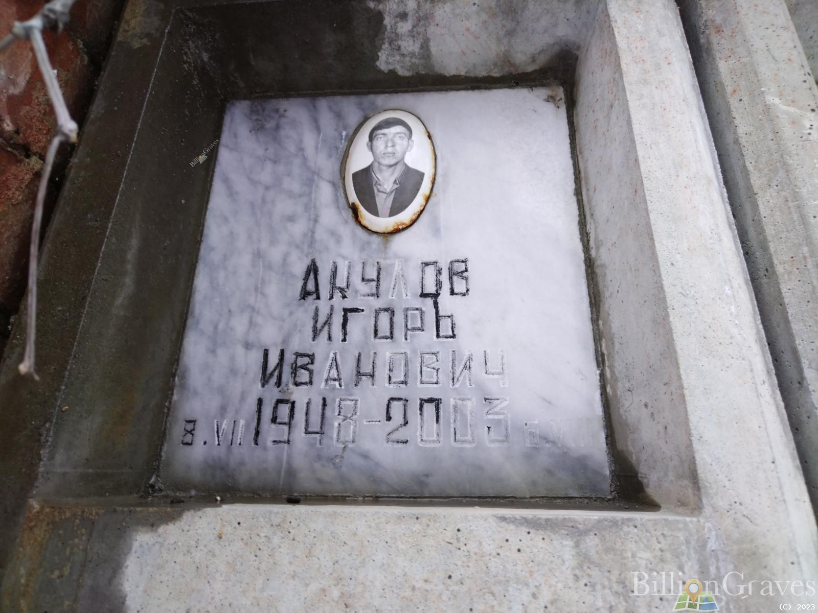 Акулов Игорь Иванович