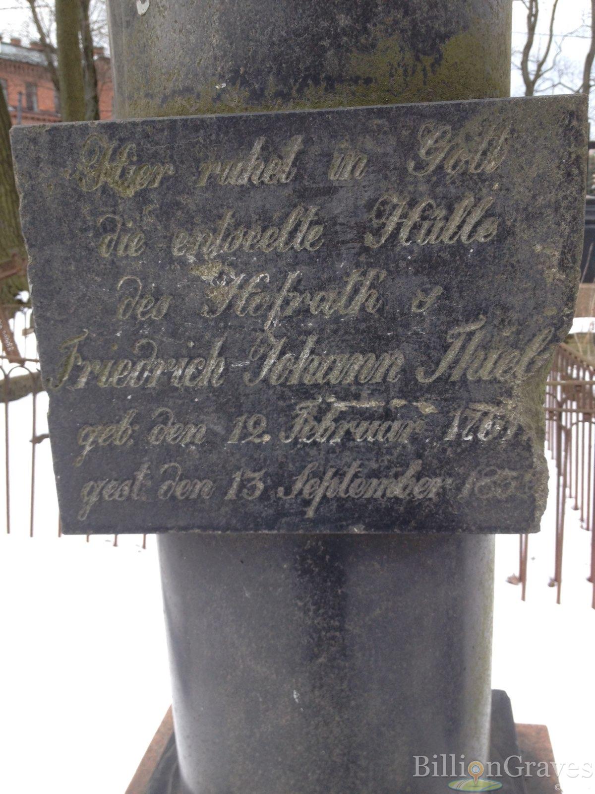 Thiele Friedrich Johann