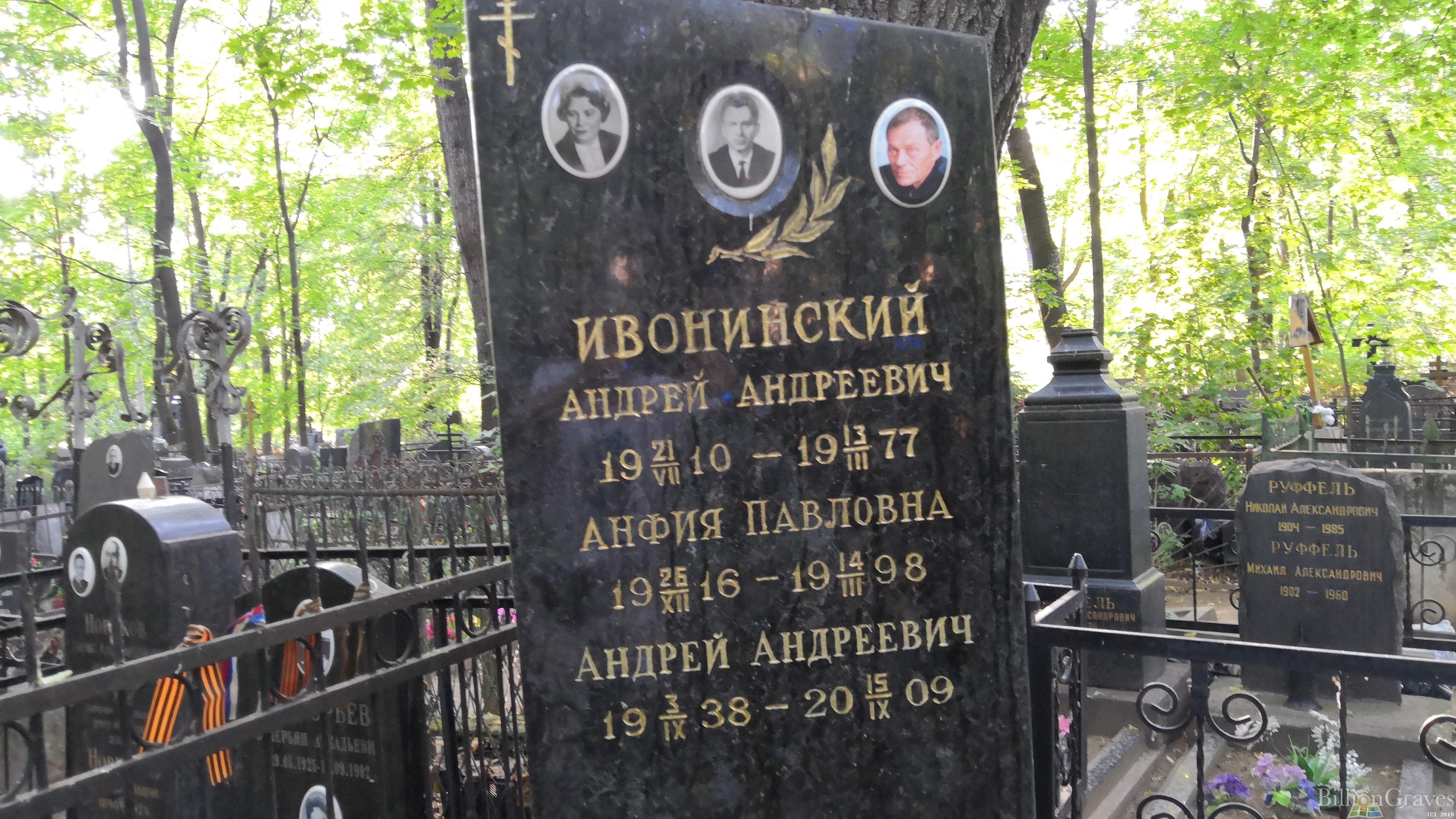 Ивоницкая Анфия Павловна