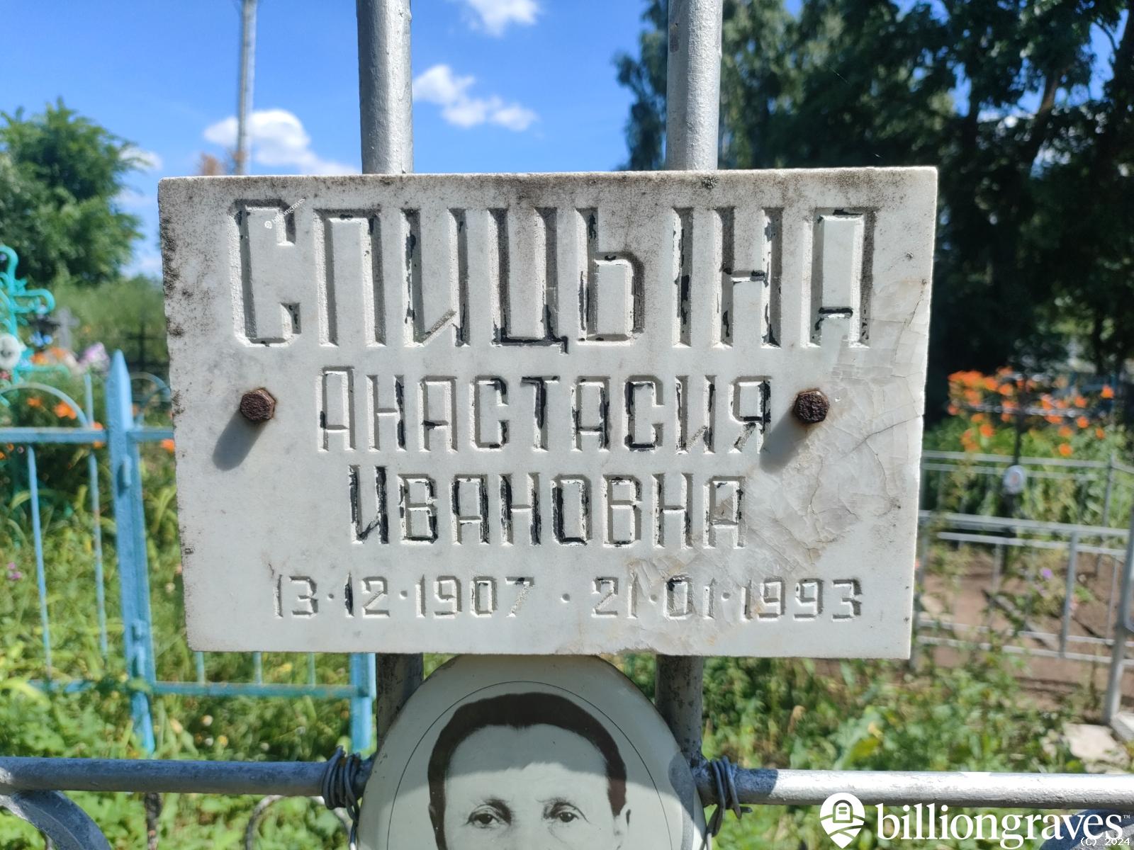 Спицына Анастасия Ивановна
