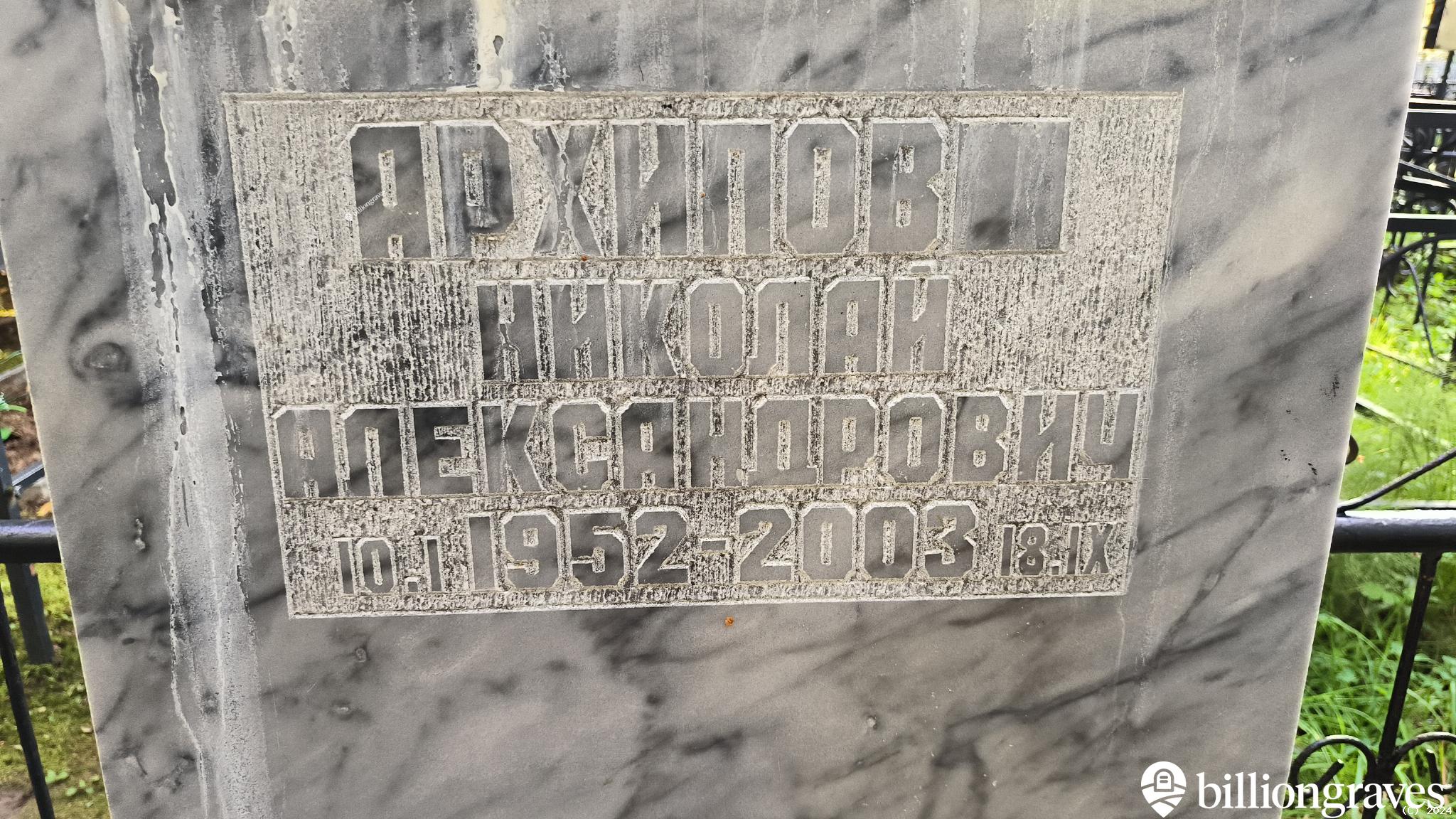Архипов Николай Александрович