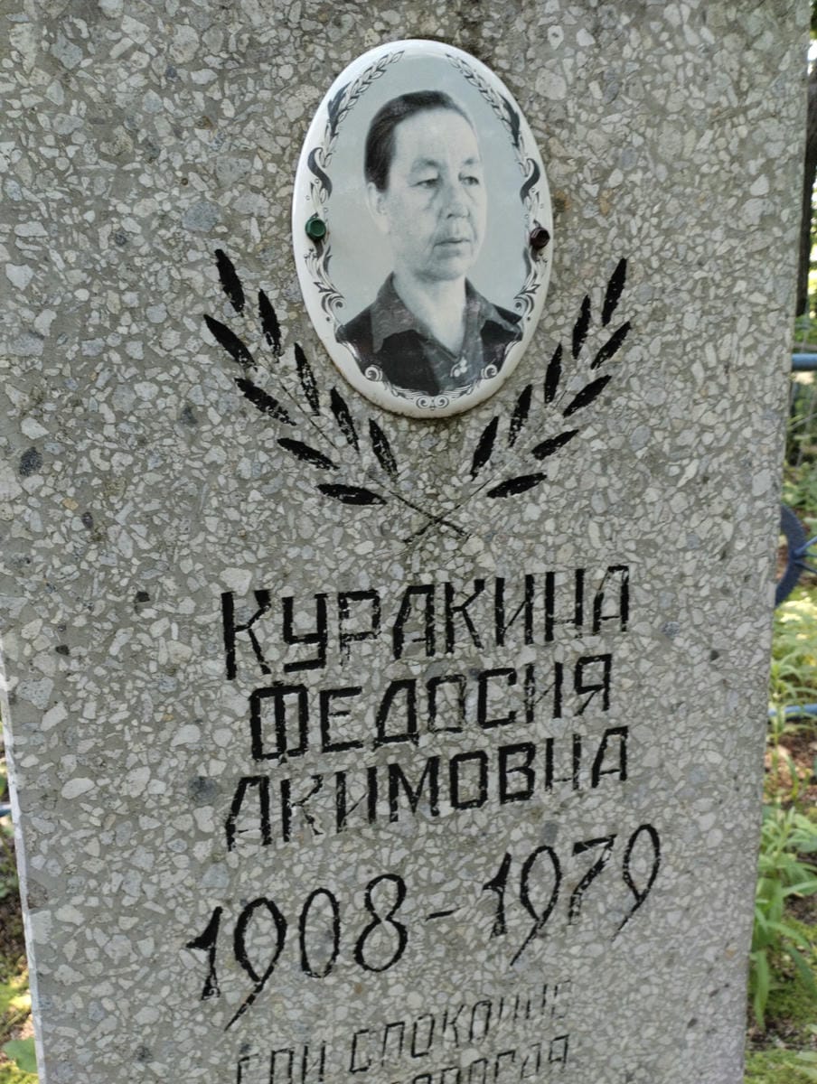 Куракина Федосия Акимовна