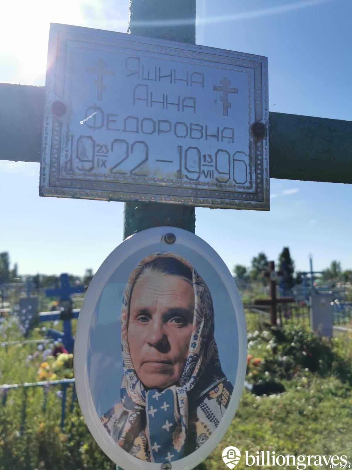 Яшина Анна Федоровна