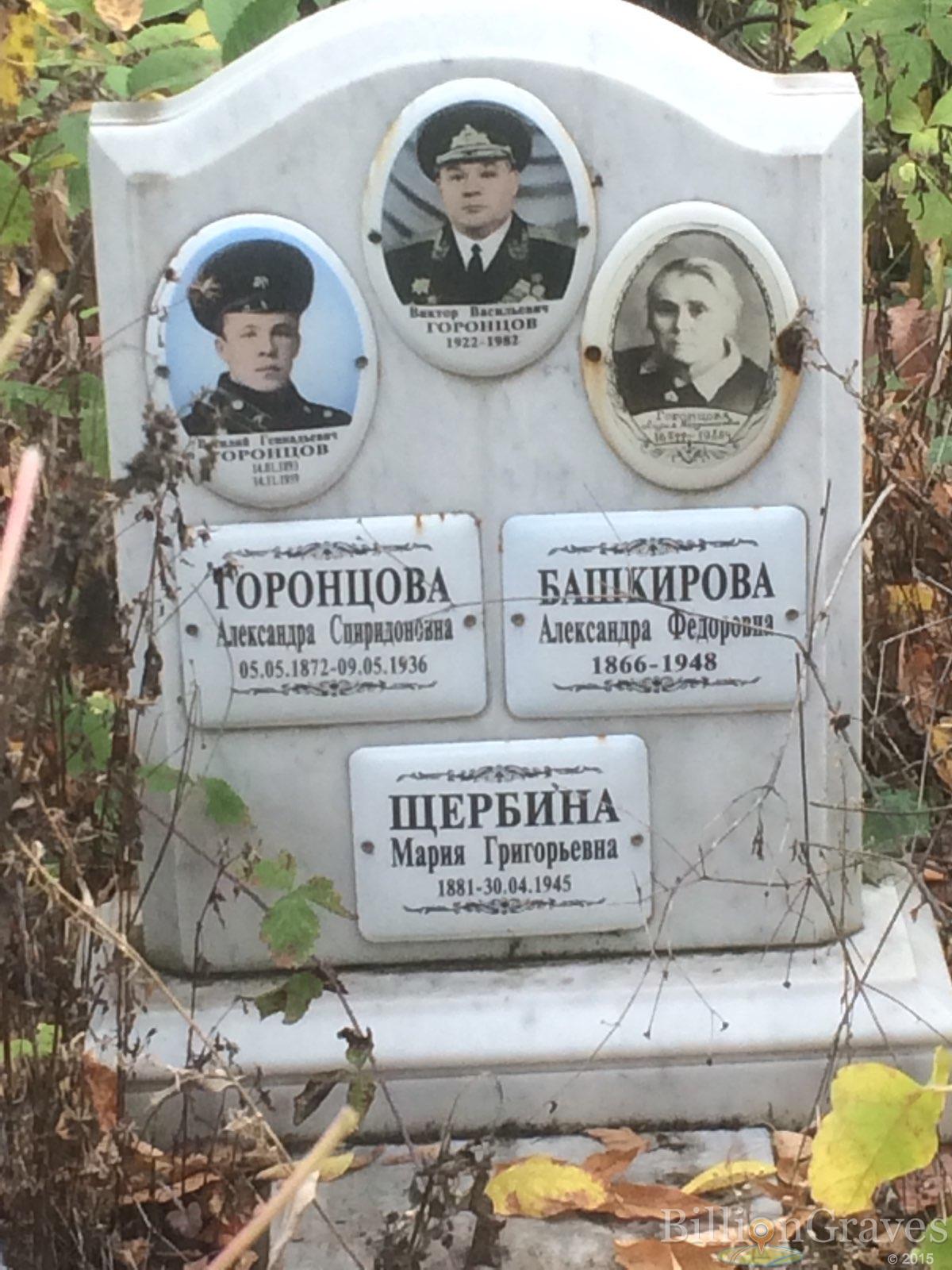 Горонцова Александра Спиридоновна
