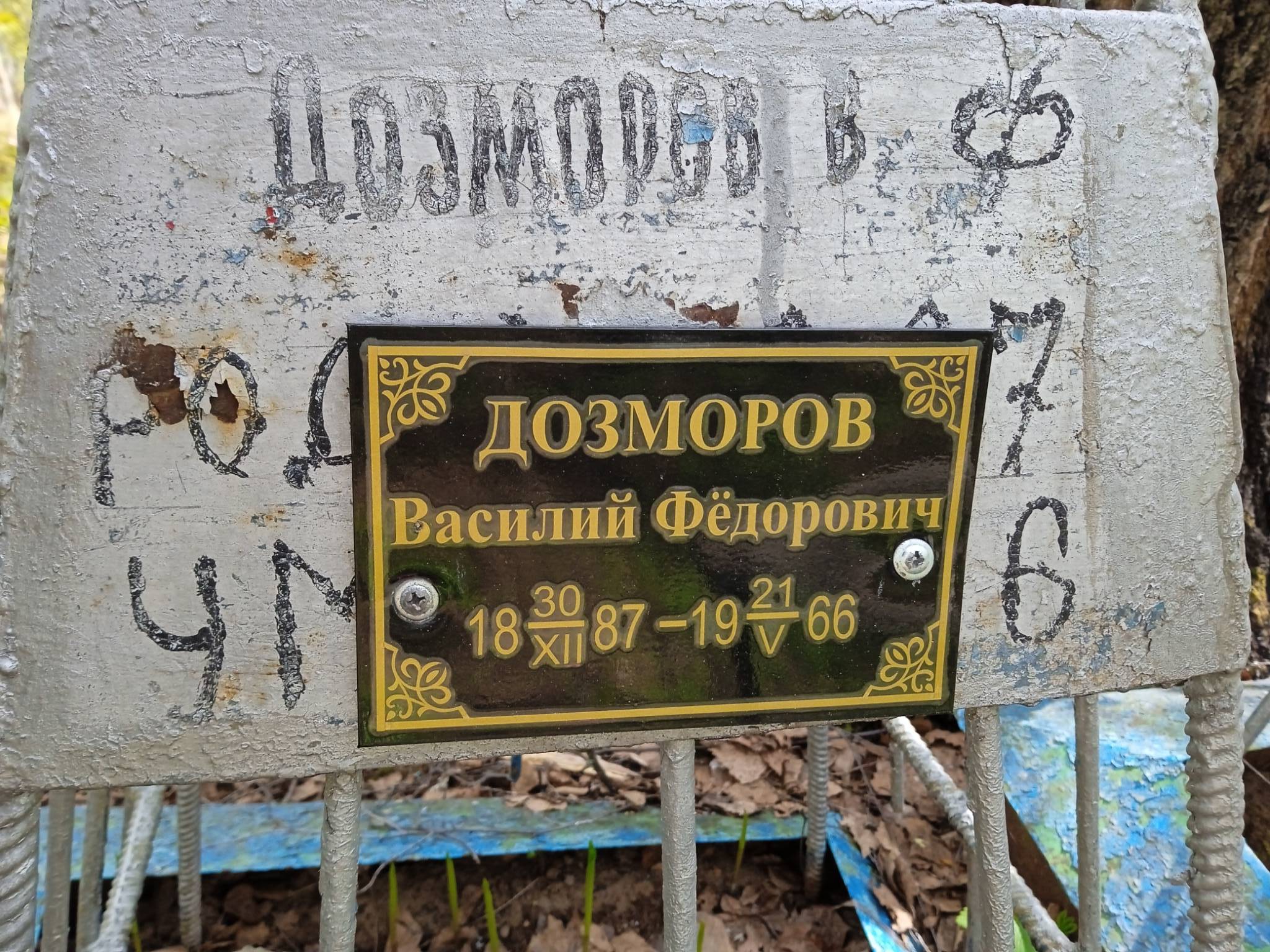 Дозморов Василий Фёдорович