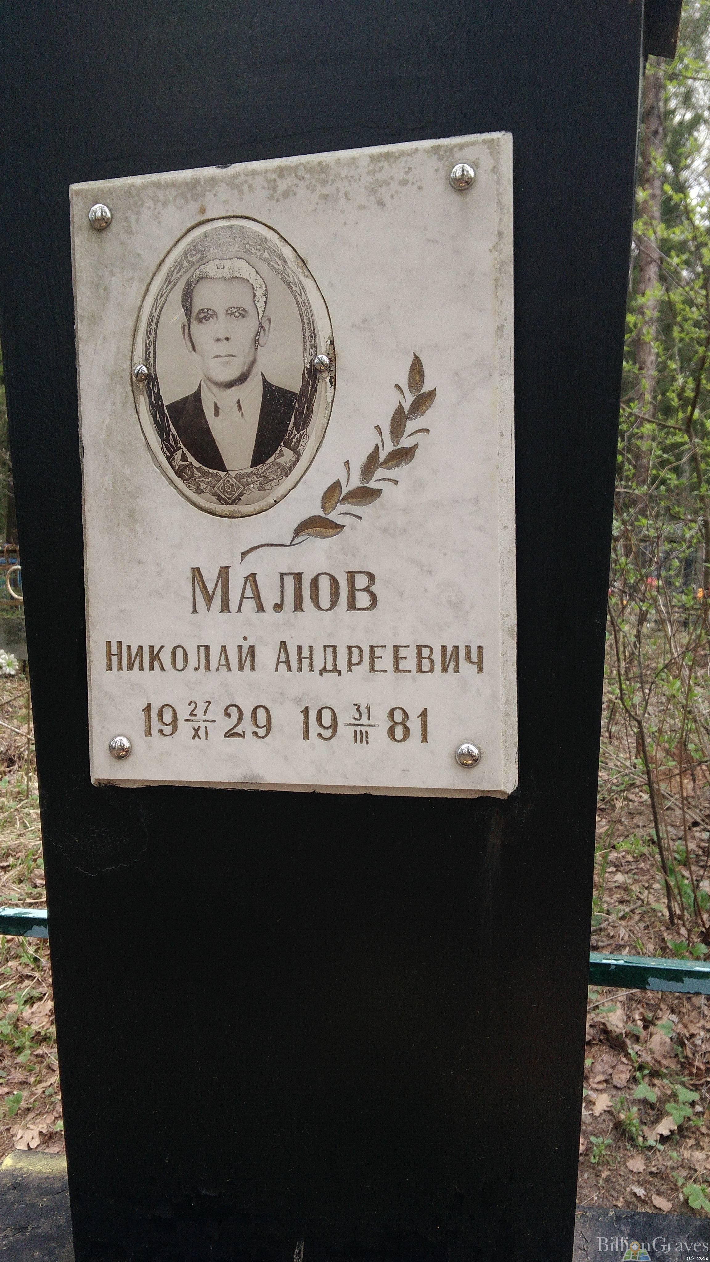 Малов Николай Андреевич
