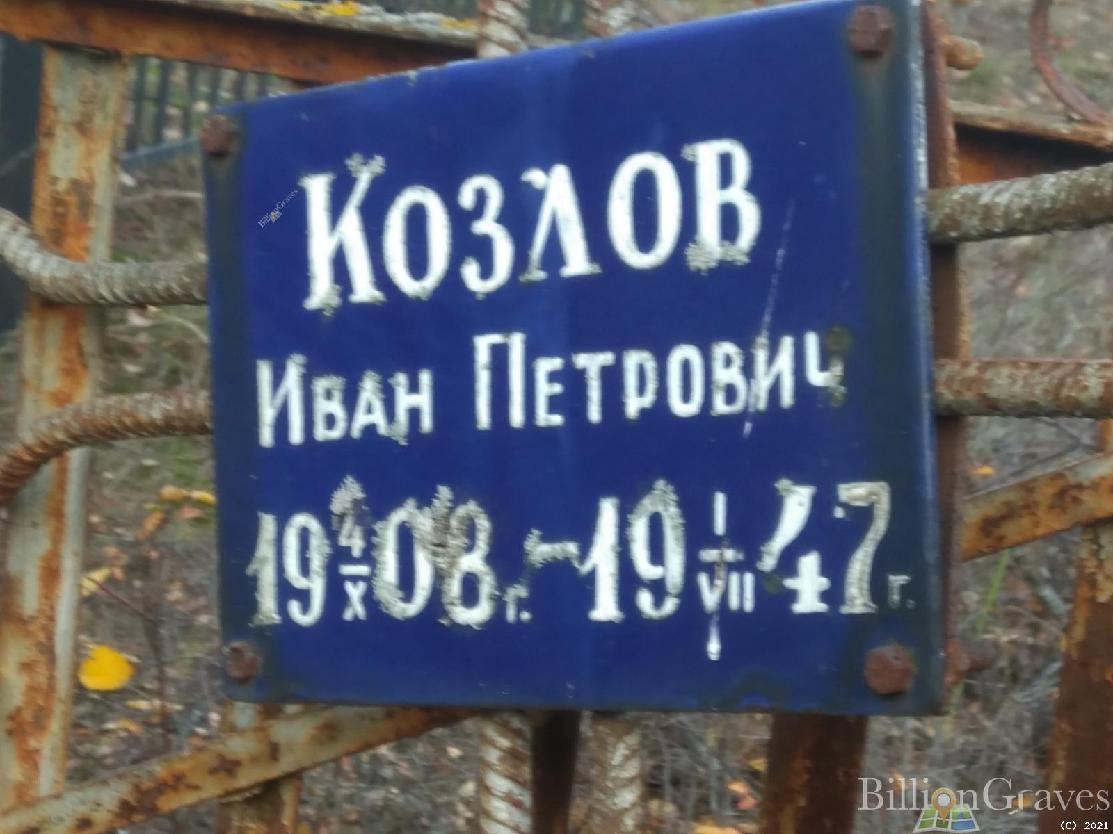Козлов Иван Петрович