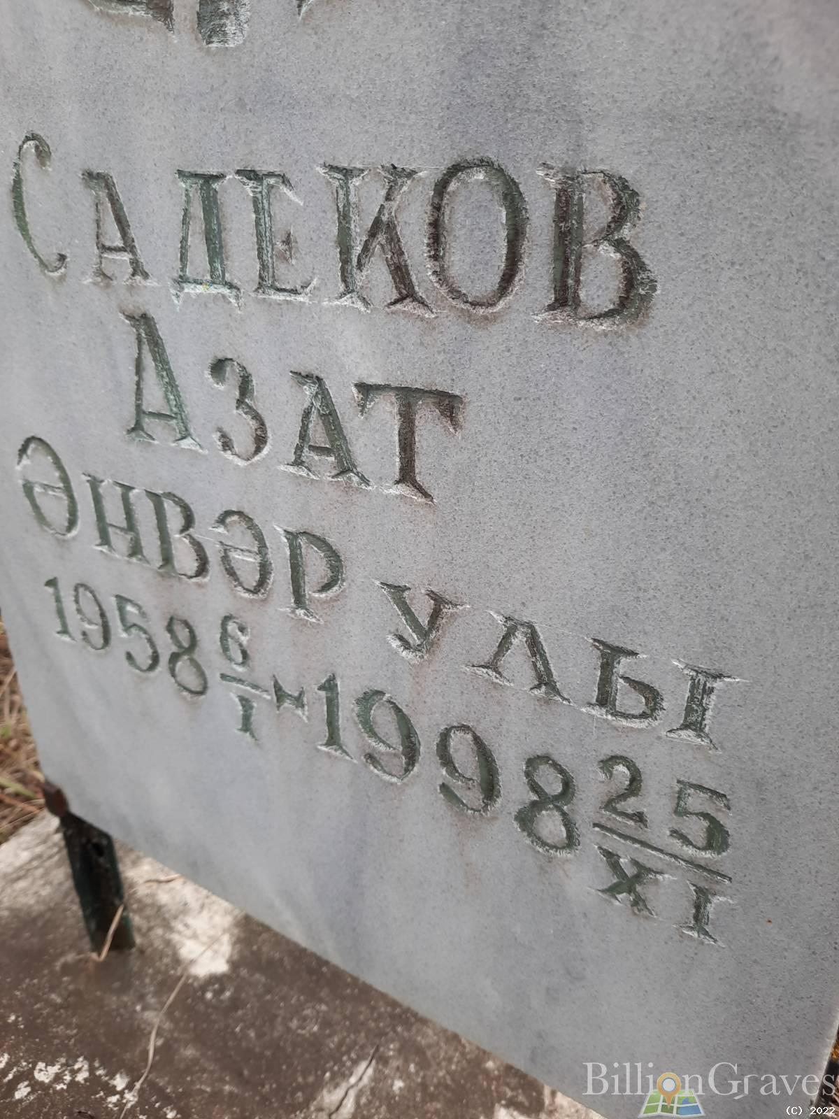 Садеков Азат Әнвәр