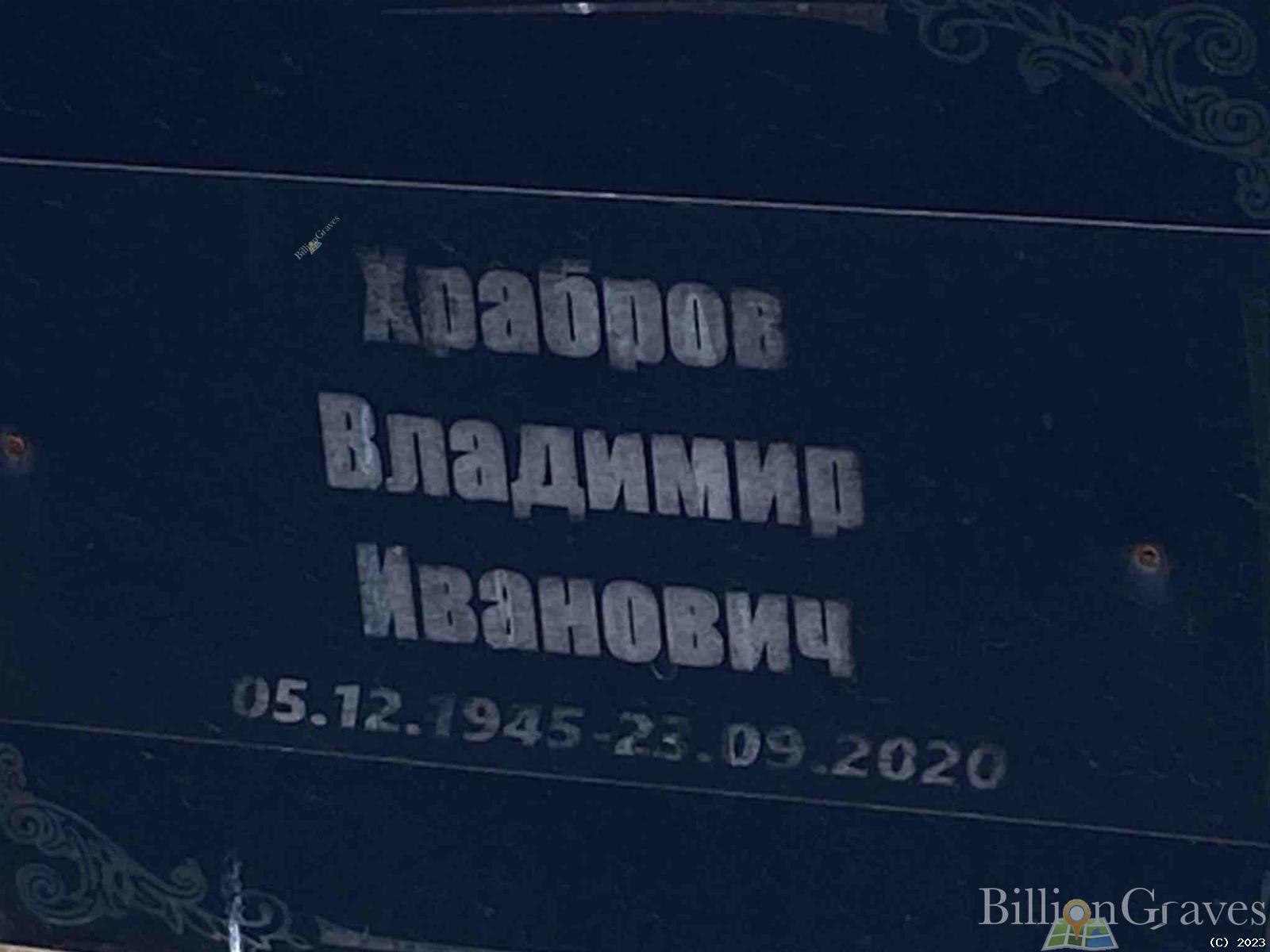 Храбров Владимир Иванович