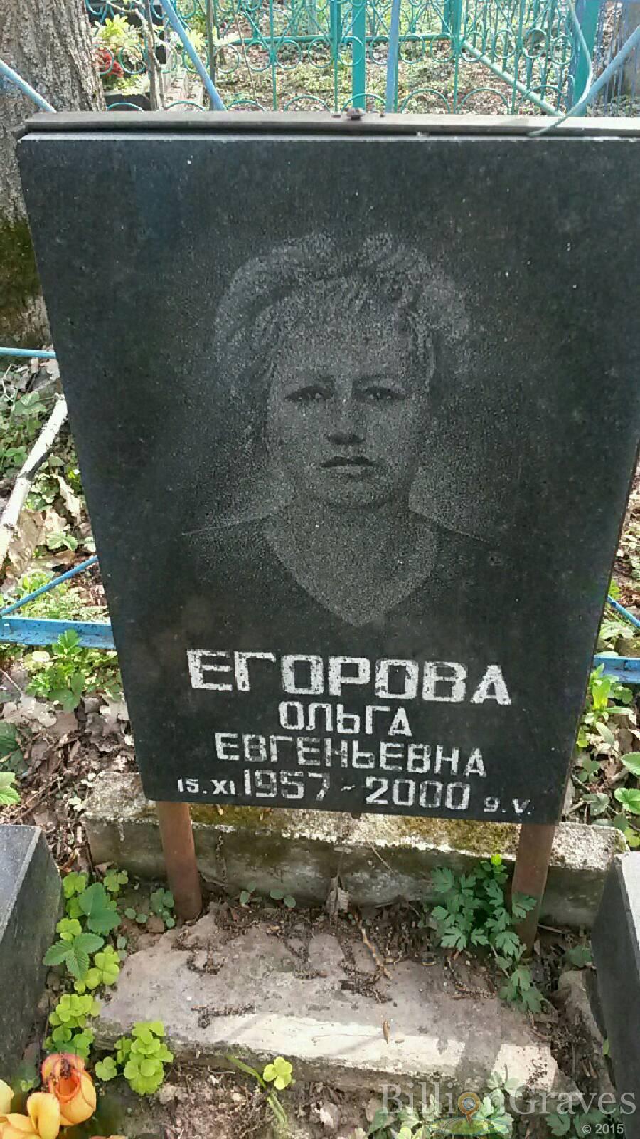 Егорова Ольга евгеньевна